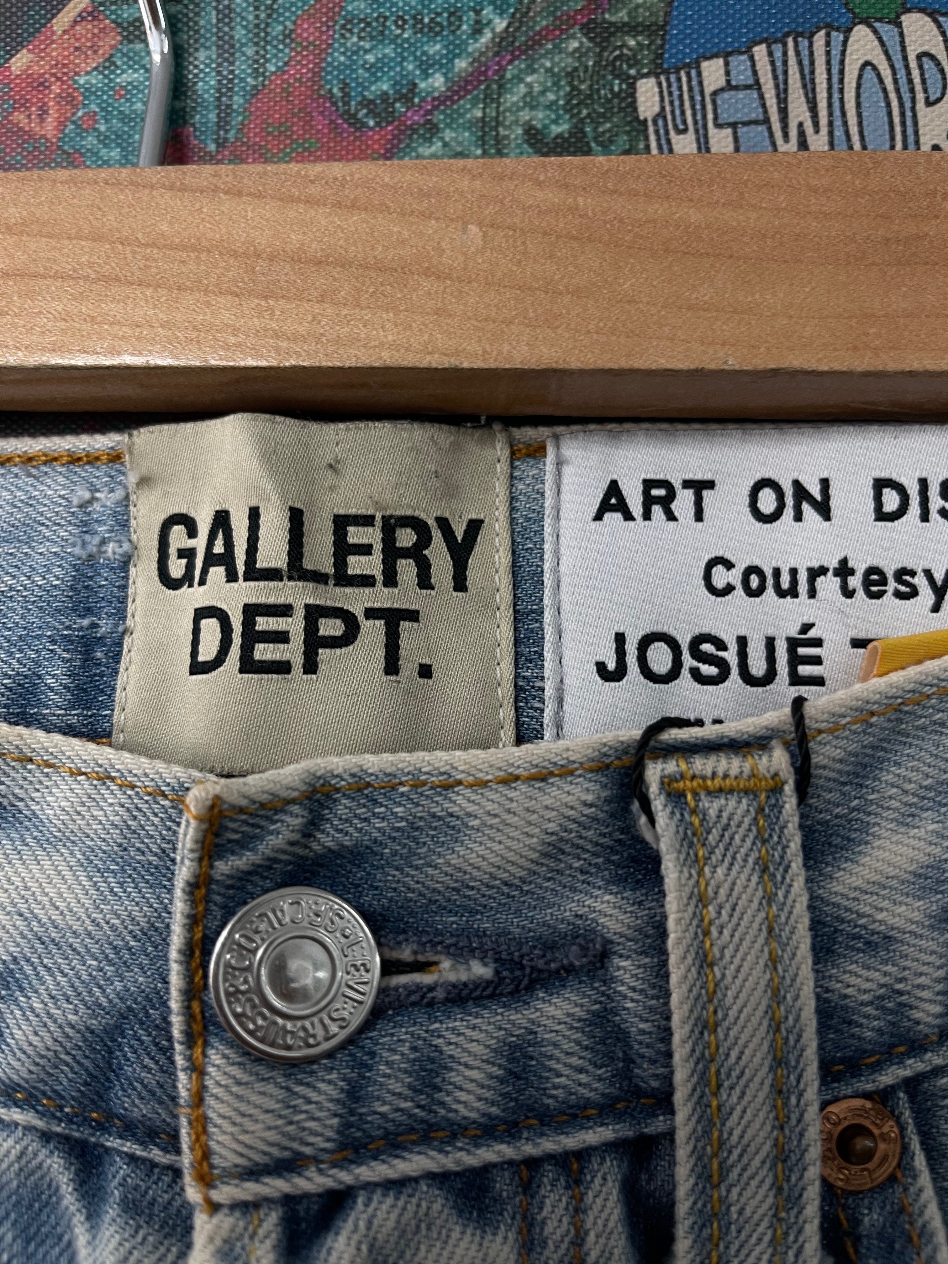 Gallery Dept Light Wash G Patch Jeans Used