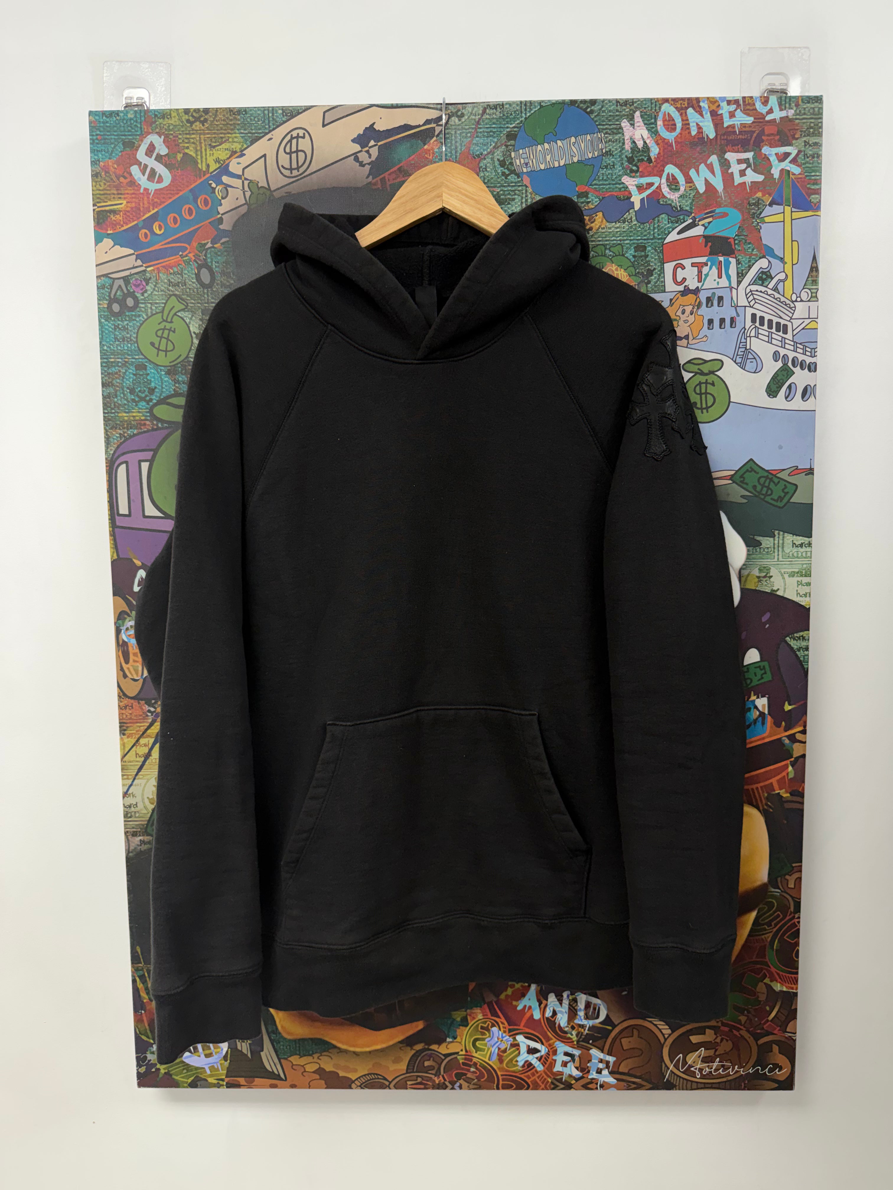 Chrome Hearts Black Black Paper Jam Hoodie