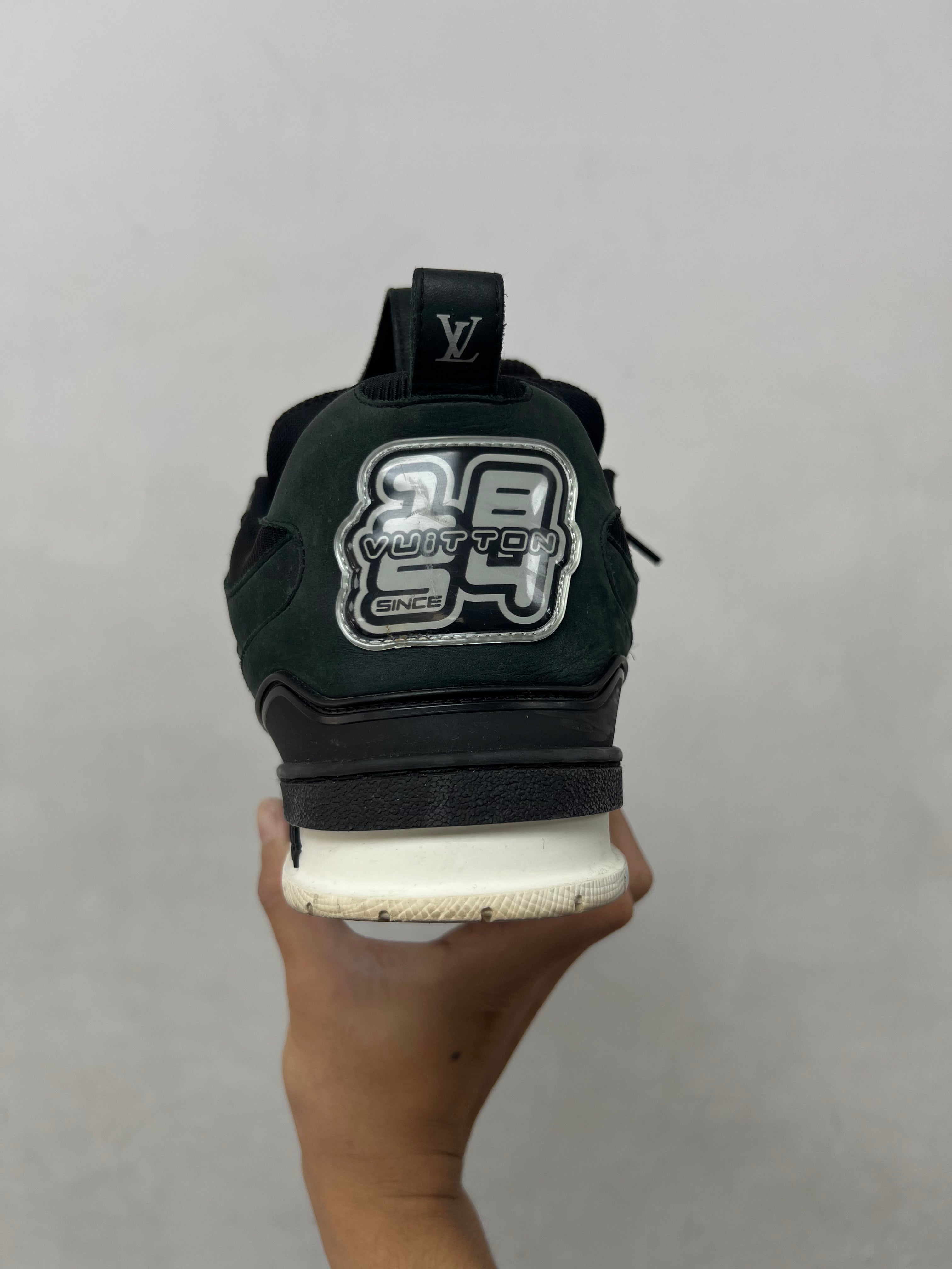 Louis Vuitton Black White Skate Sneakers