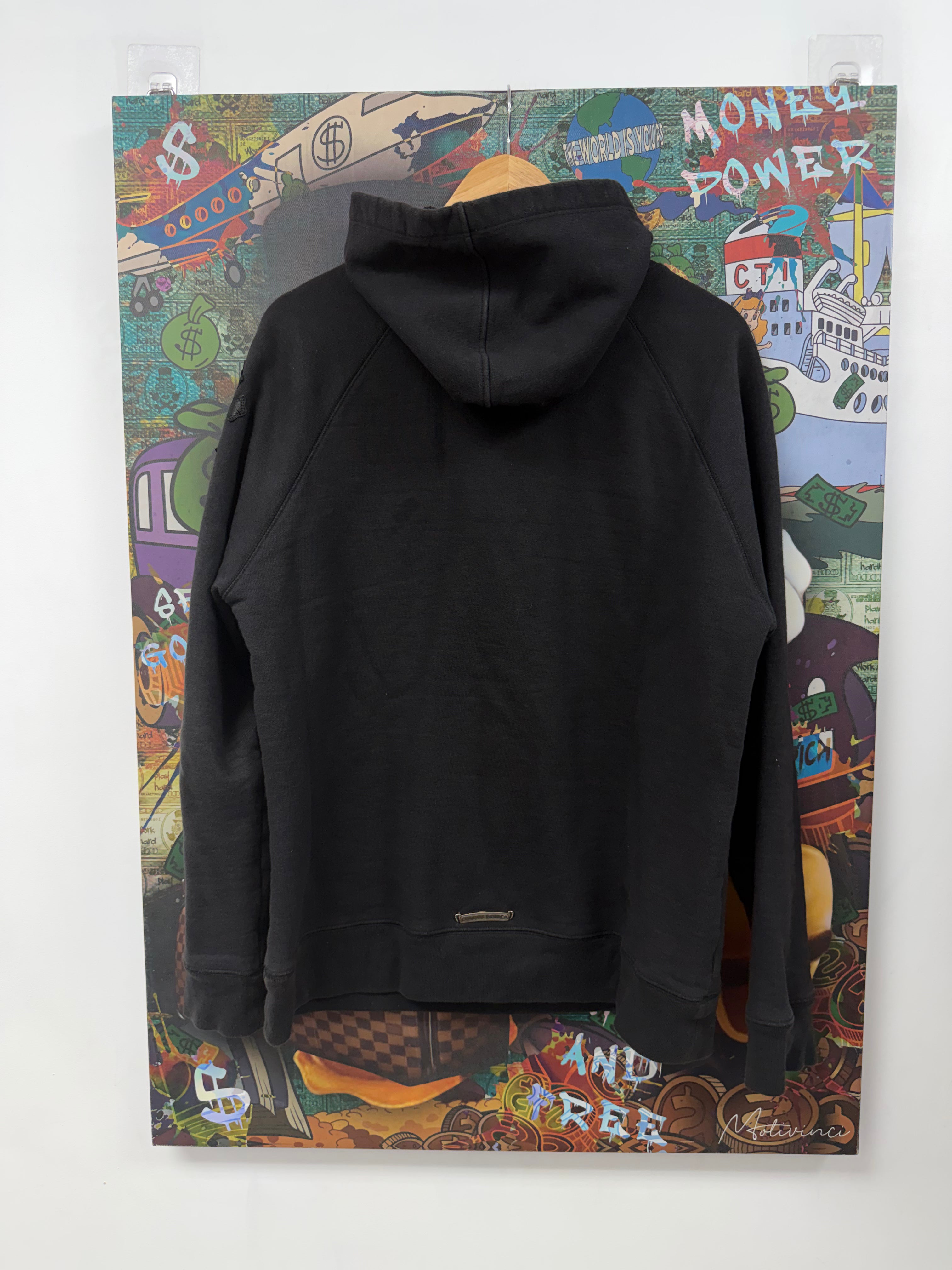 Chrome Hearts Black Black Paper Jam Hoodie
