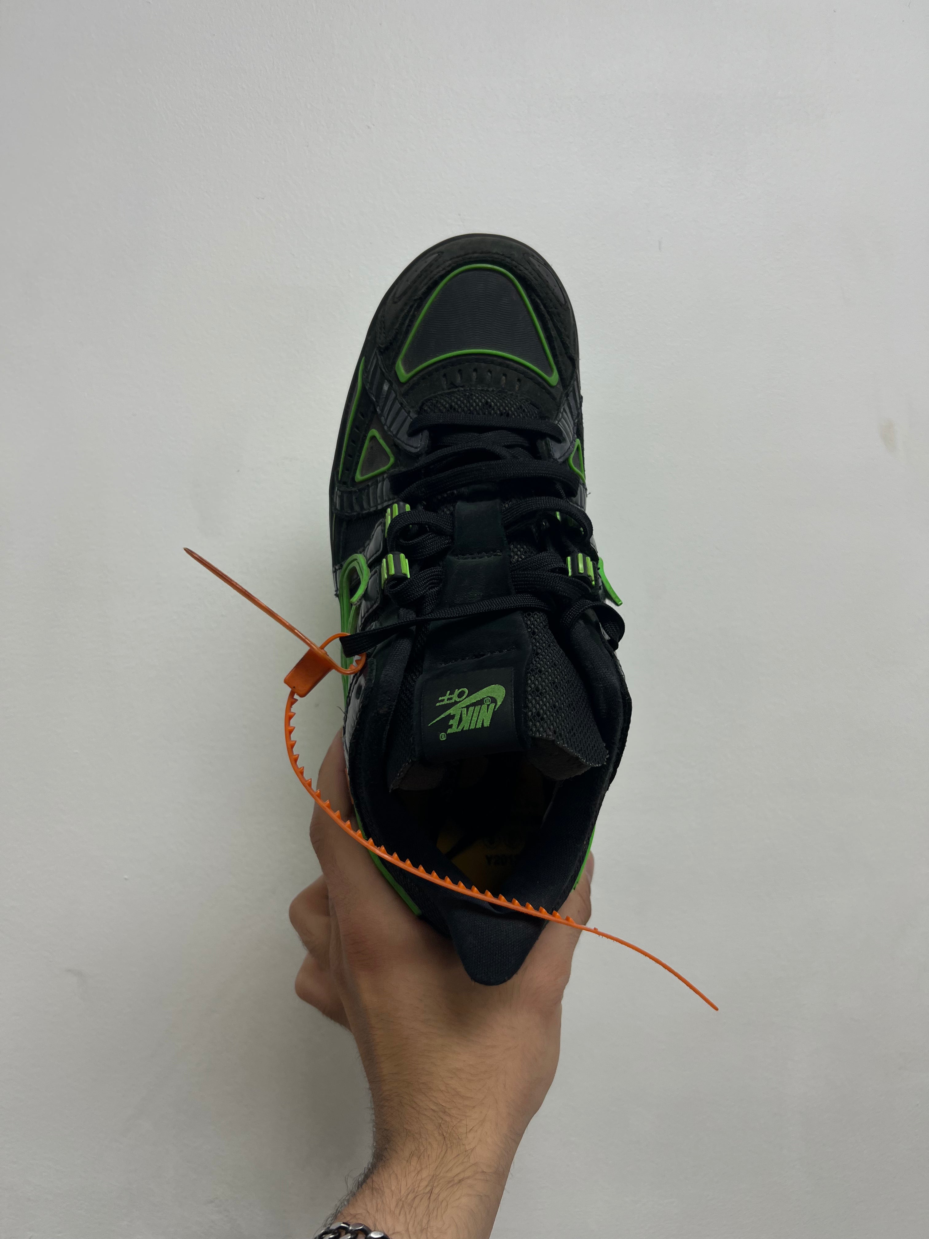 Nike Off White Rubber Dunk Low Black Sneakers