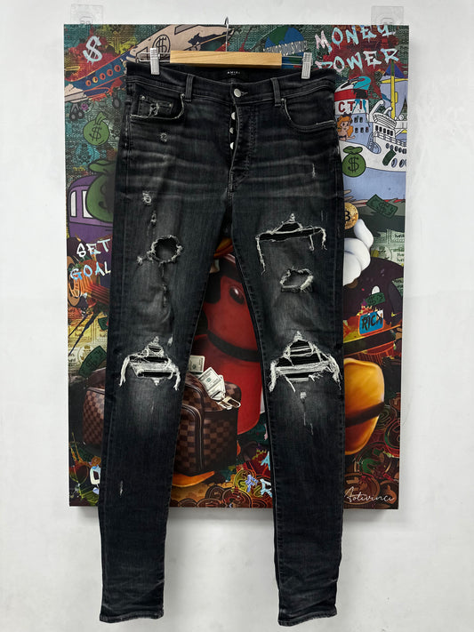 Amiri MX1 grey Black Patch  Used 34
