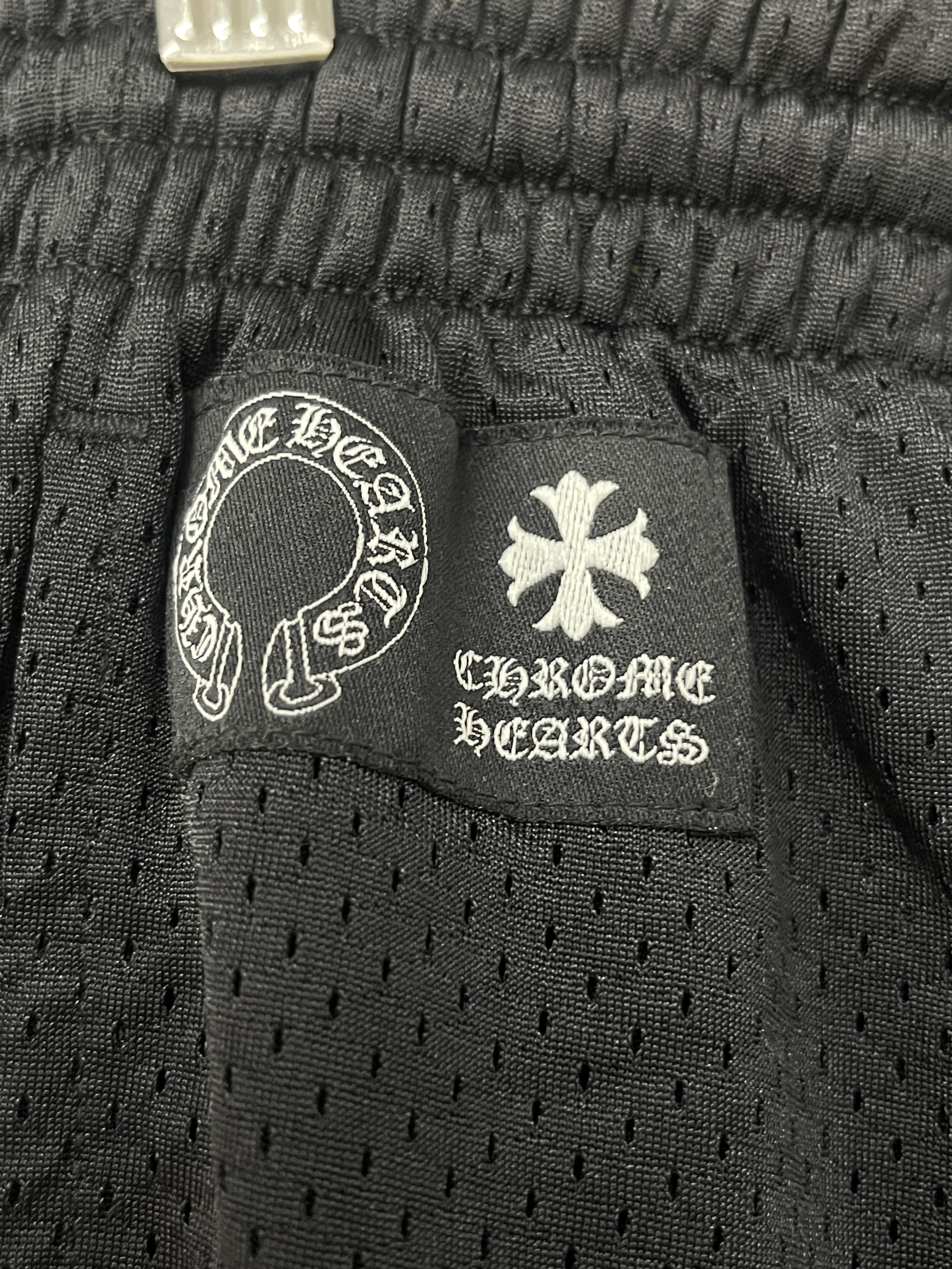 Chrome Hearts CH Mesh Shorts Black New