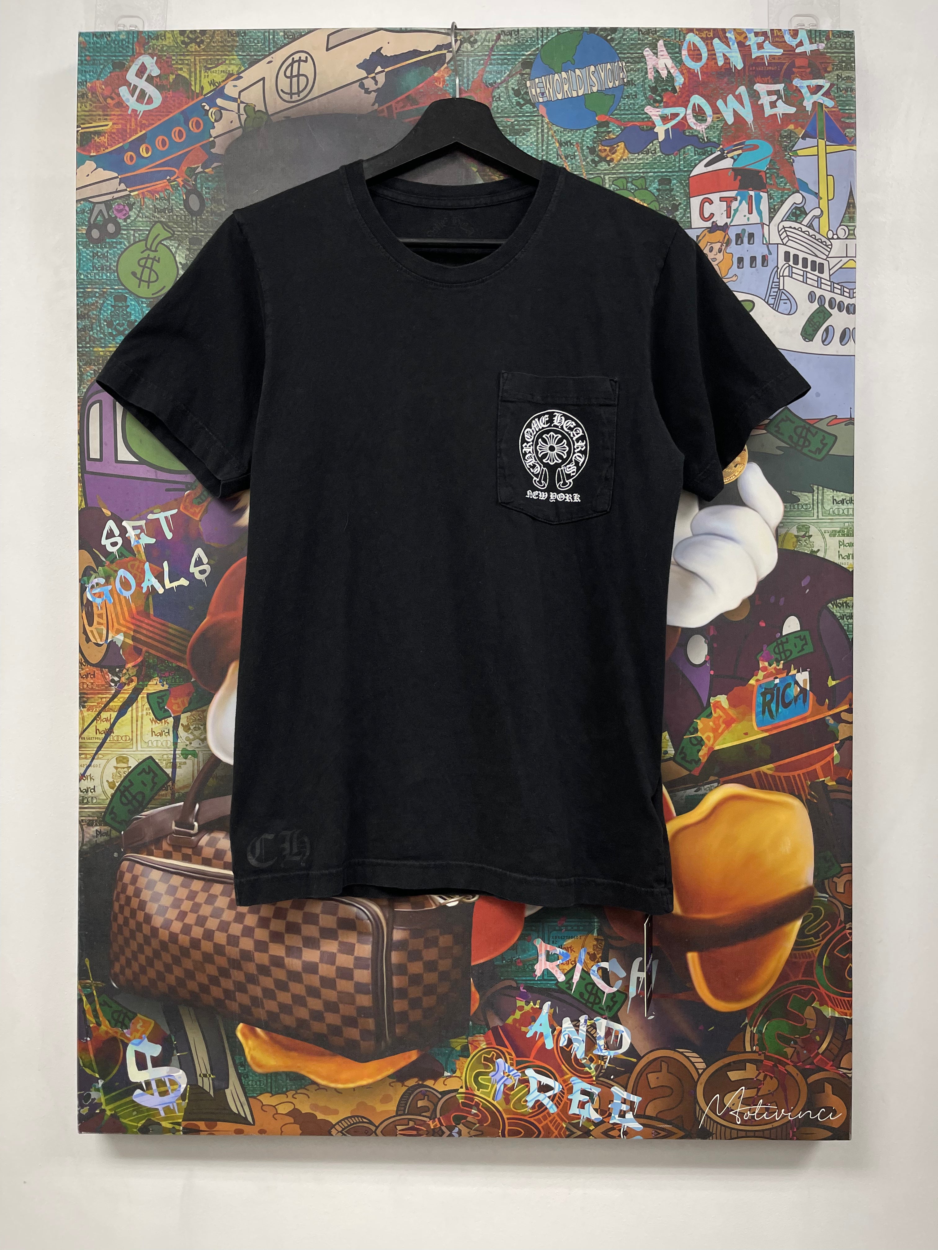 Chrome Hearts Black Horseshoe NYC Tee