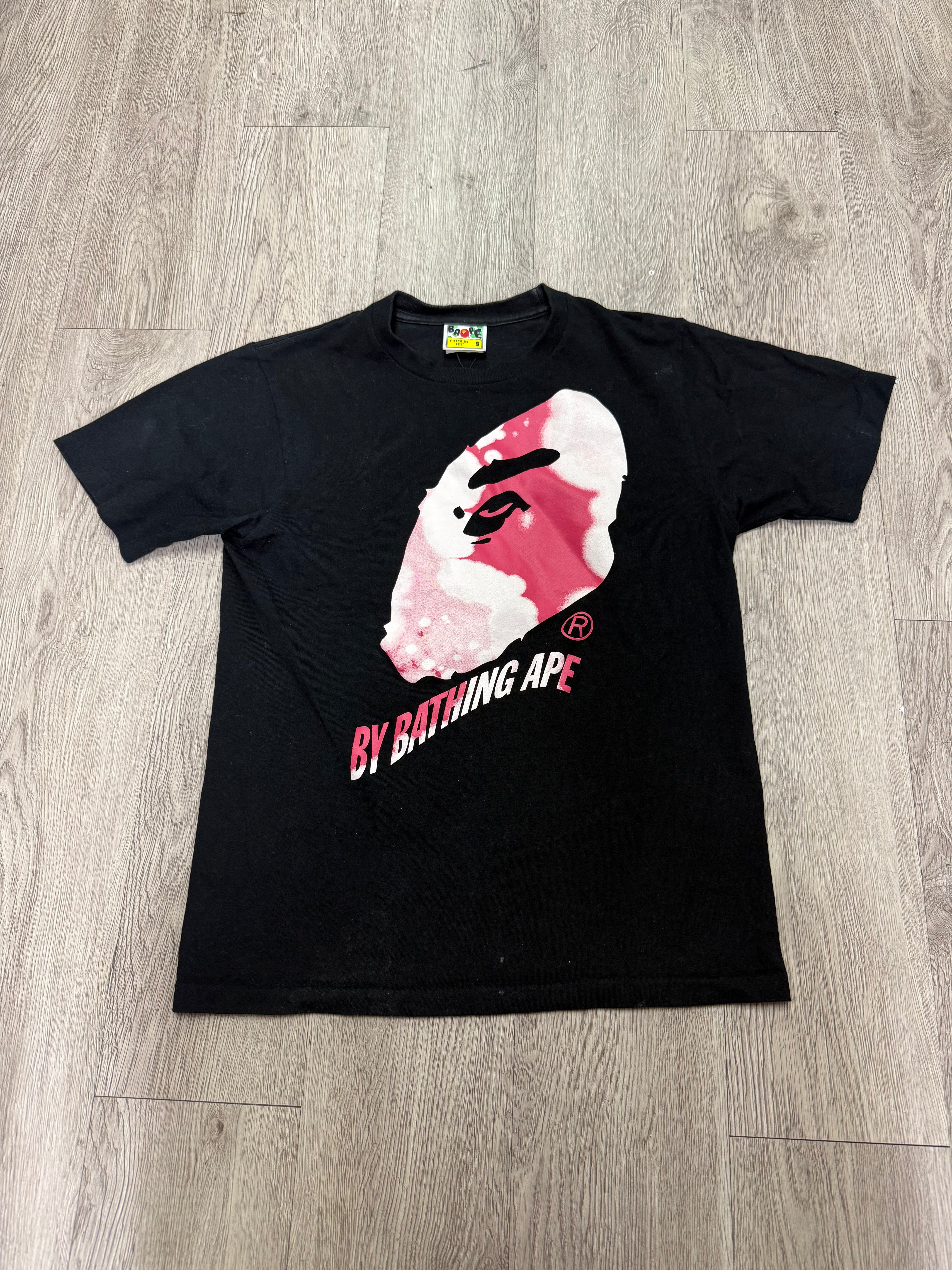 Bape Black Pink Head Tee