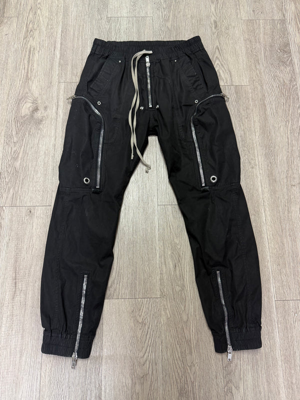 Rick Owens Black Bauhaus Cargo Pants