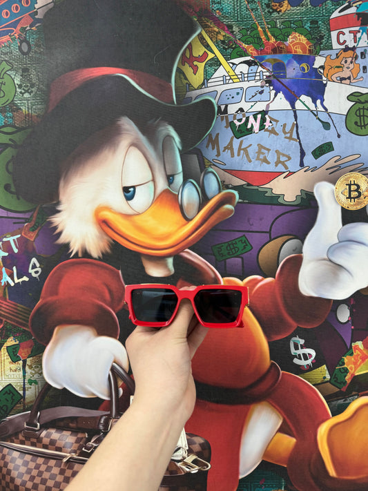 LV Millionaire Shades Red Used OS N/A