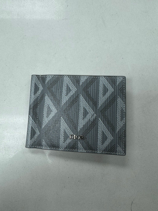 Dior CD Monogram Fold Pocket Organizer Grey New OS N/A