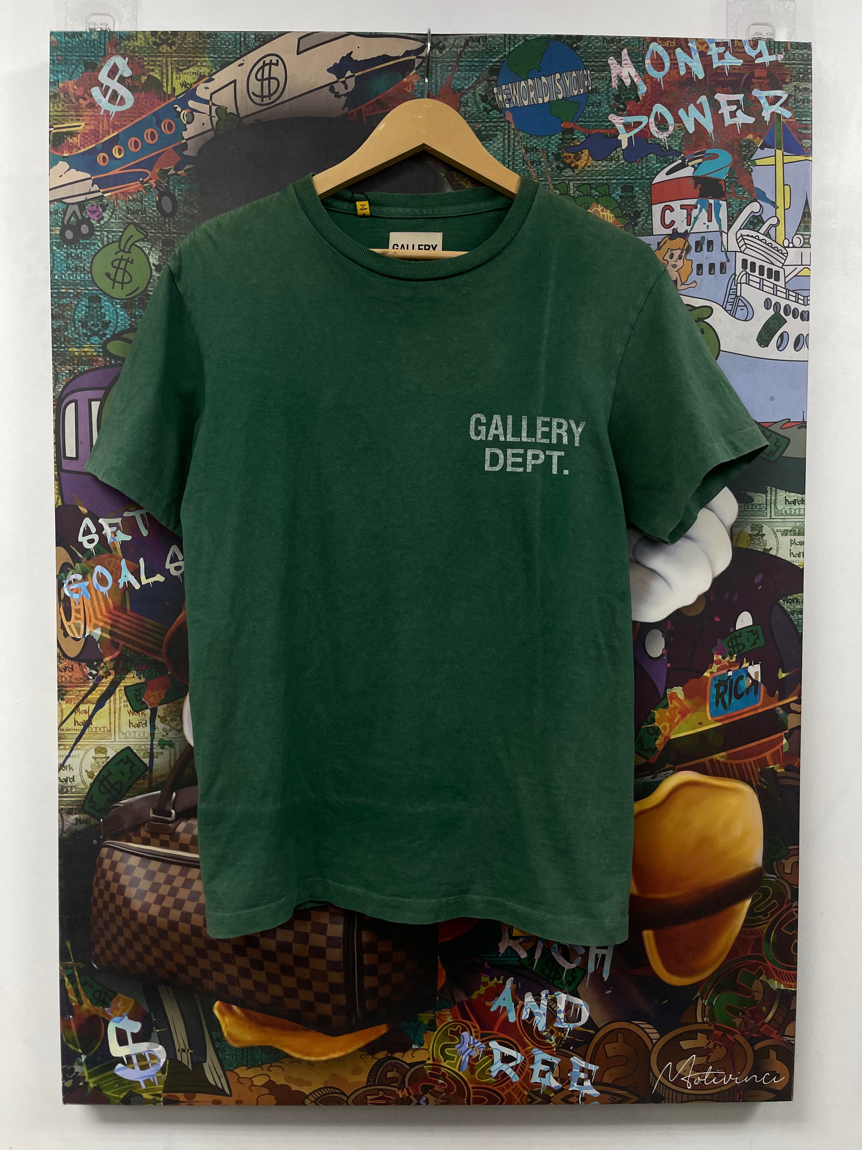 Gallery Dept Green White Tee