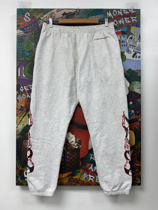 Chrome Hearts Matty Boy Grey Stay Fast (Fits A Large) Sweats