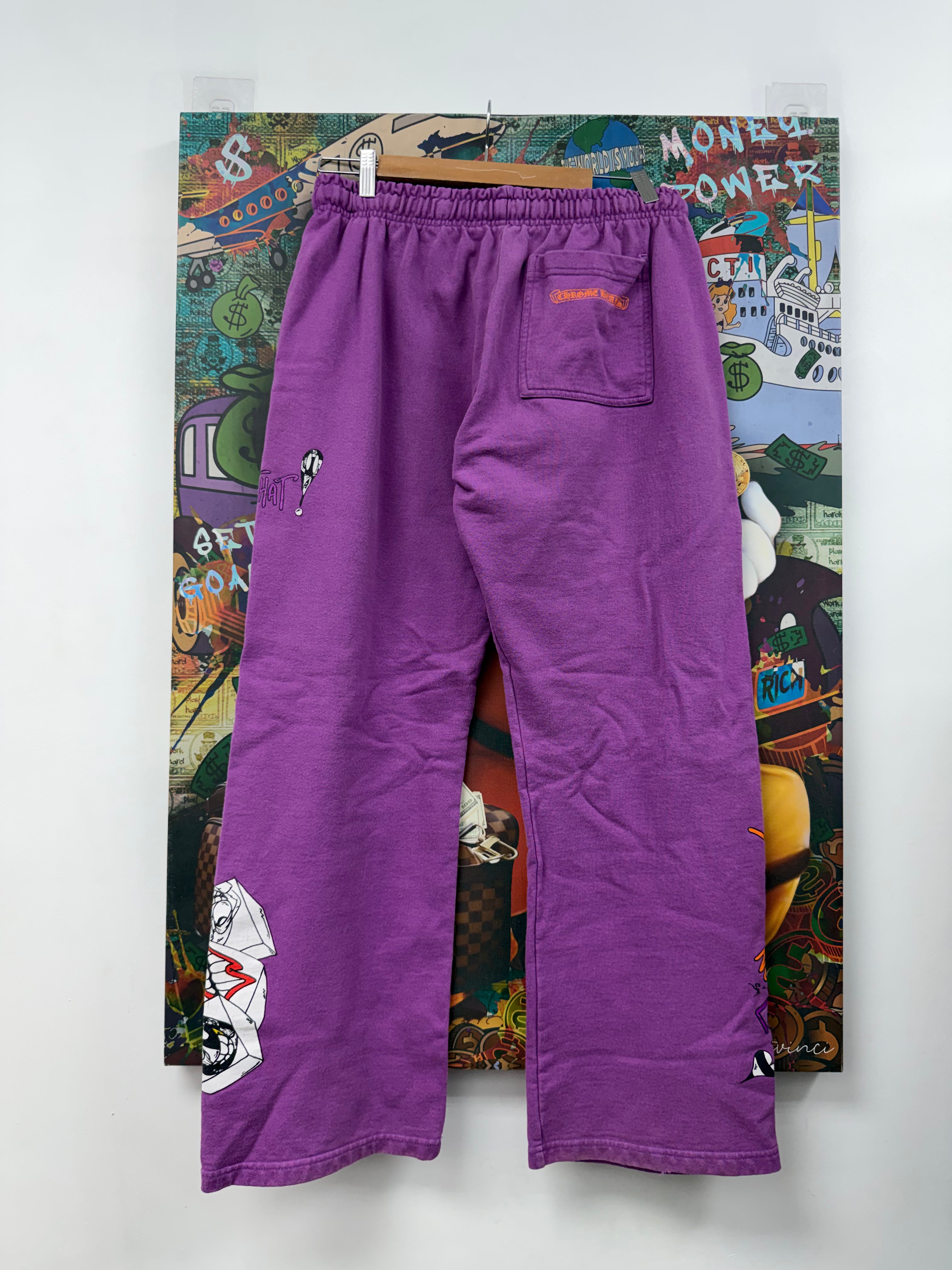 Chrome Hearts Matty Boy Purple Want More Sweats