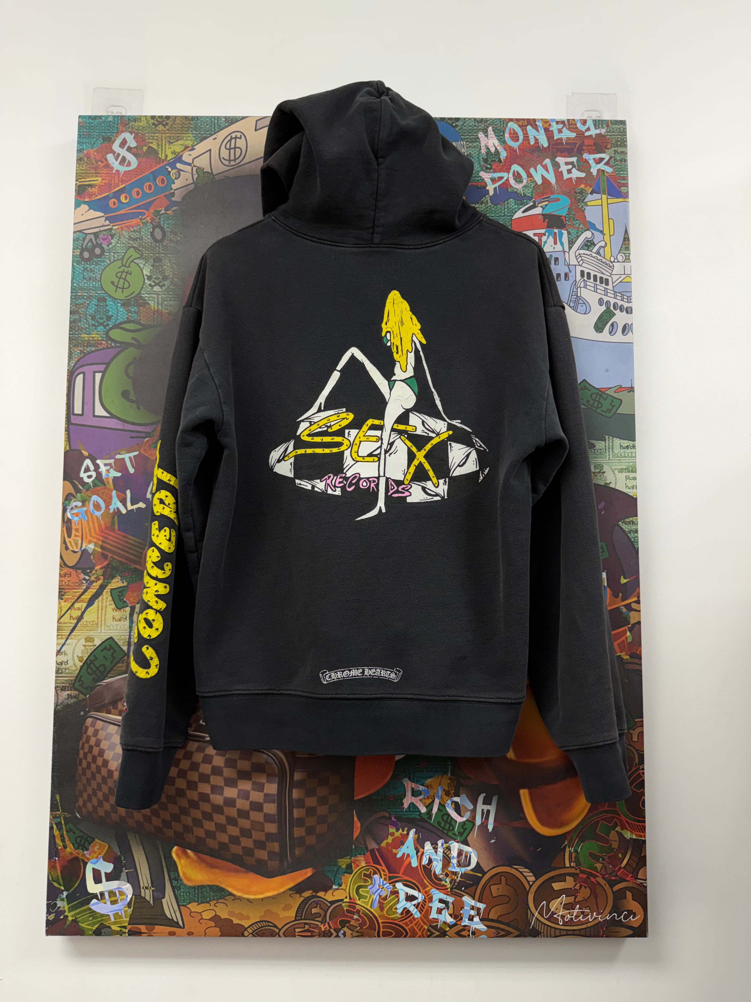 Chrome Hearts Matty Boy Black Sex Records Hoodie