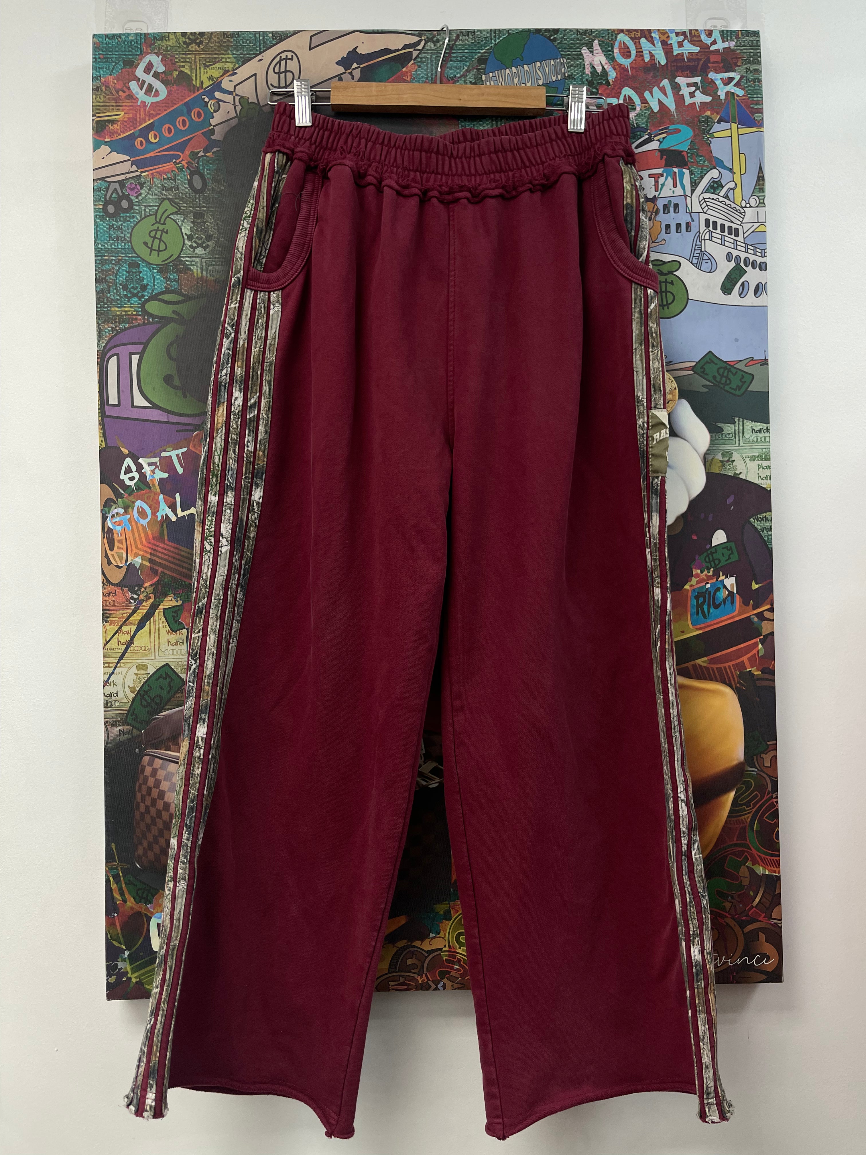 GV Maroon Camo Stripe Sweats