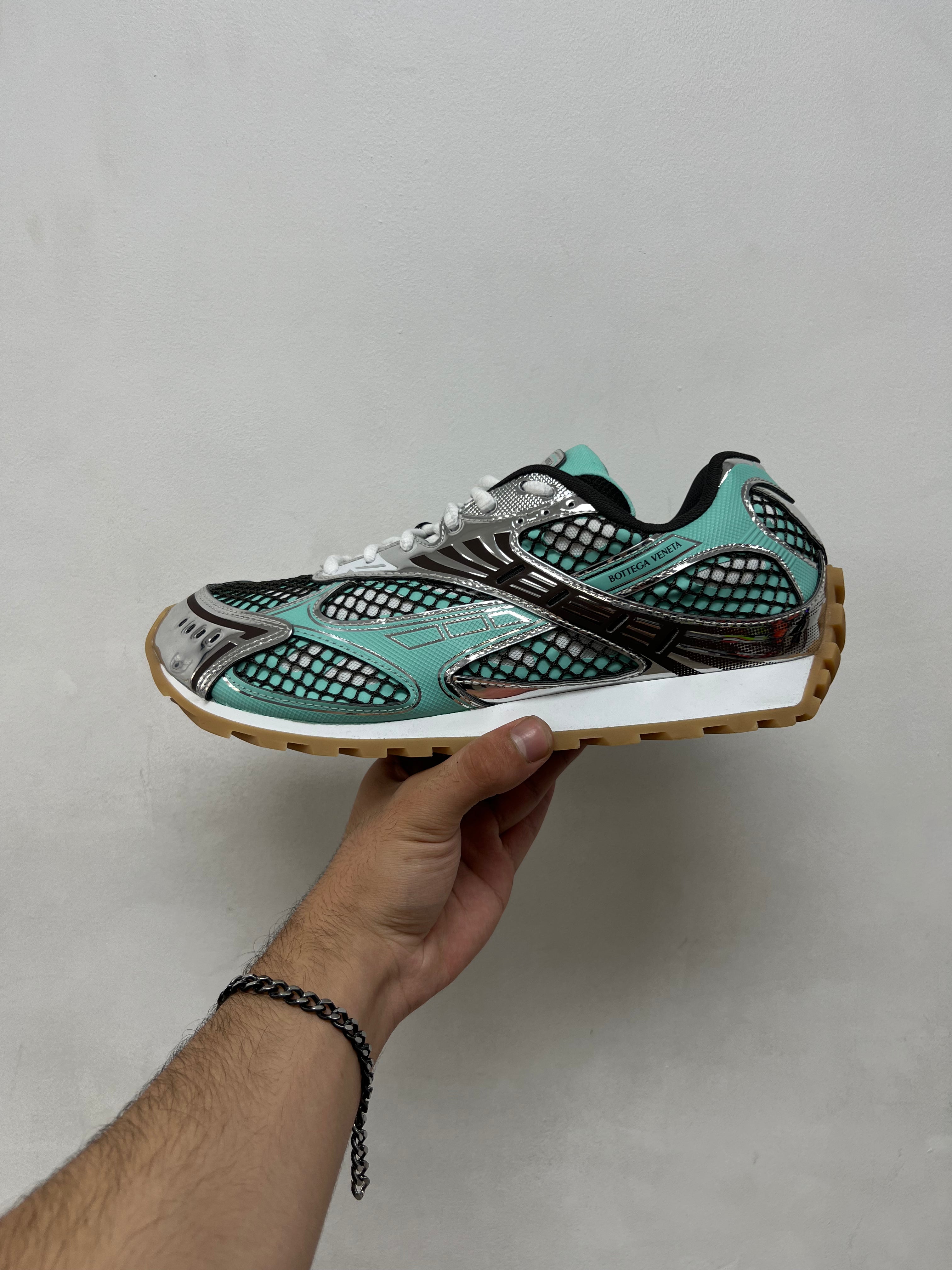 Bottega Veneta Green Oasis Orbit Sneakers