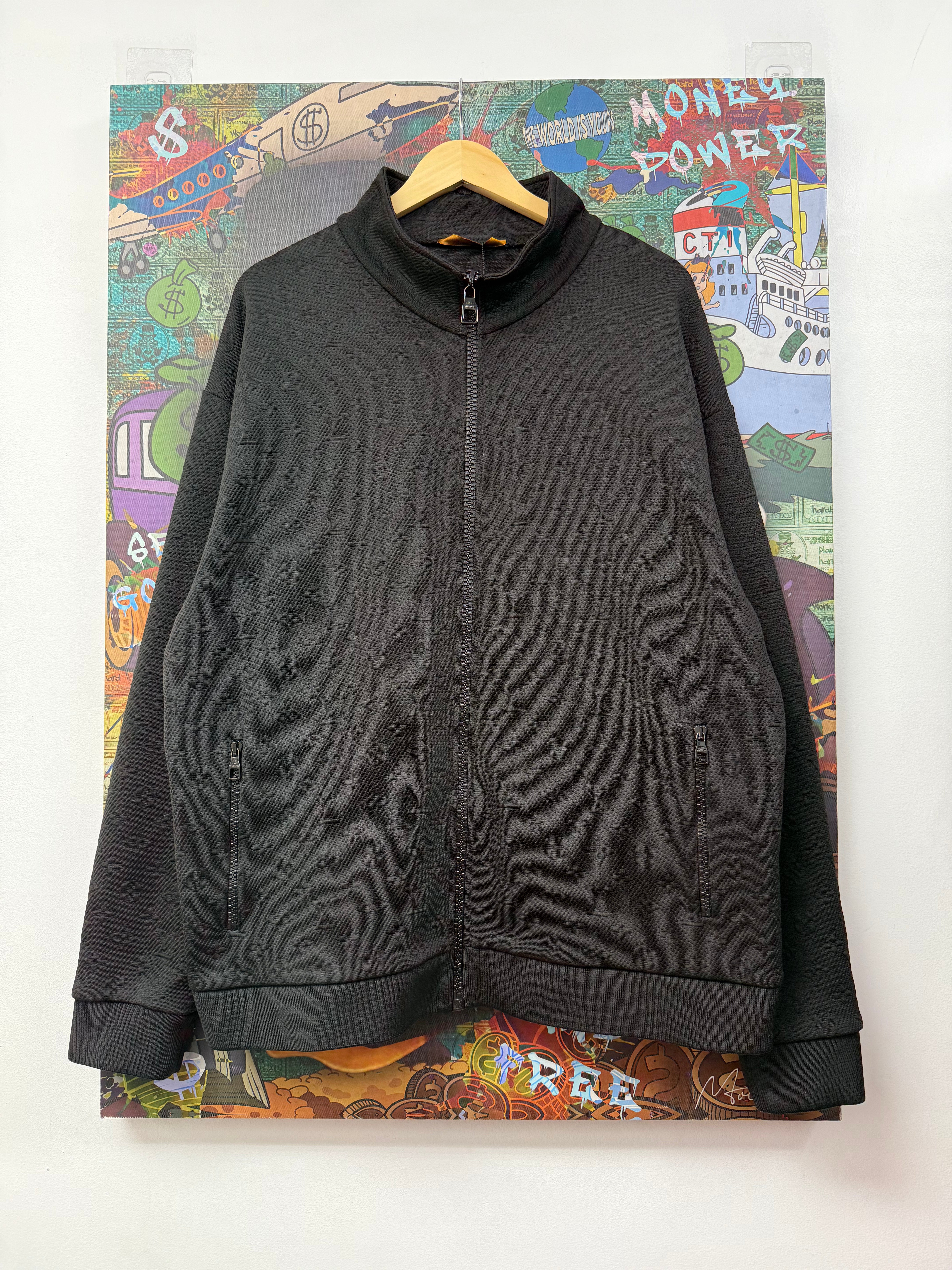 Louis Vuitton Black Monogram (4L) Track Jacket