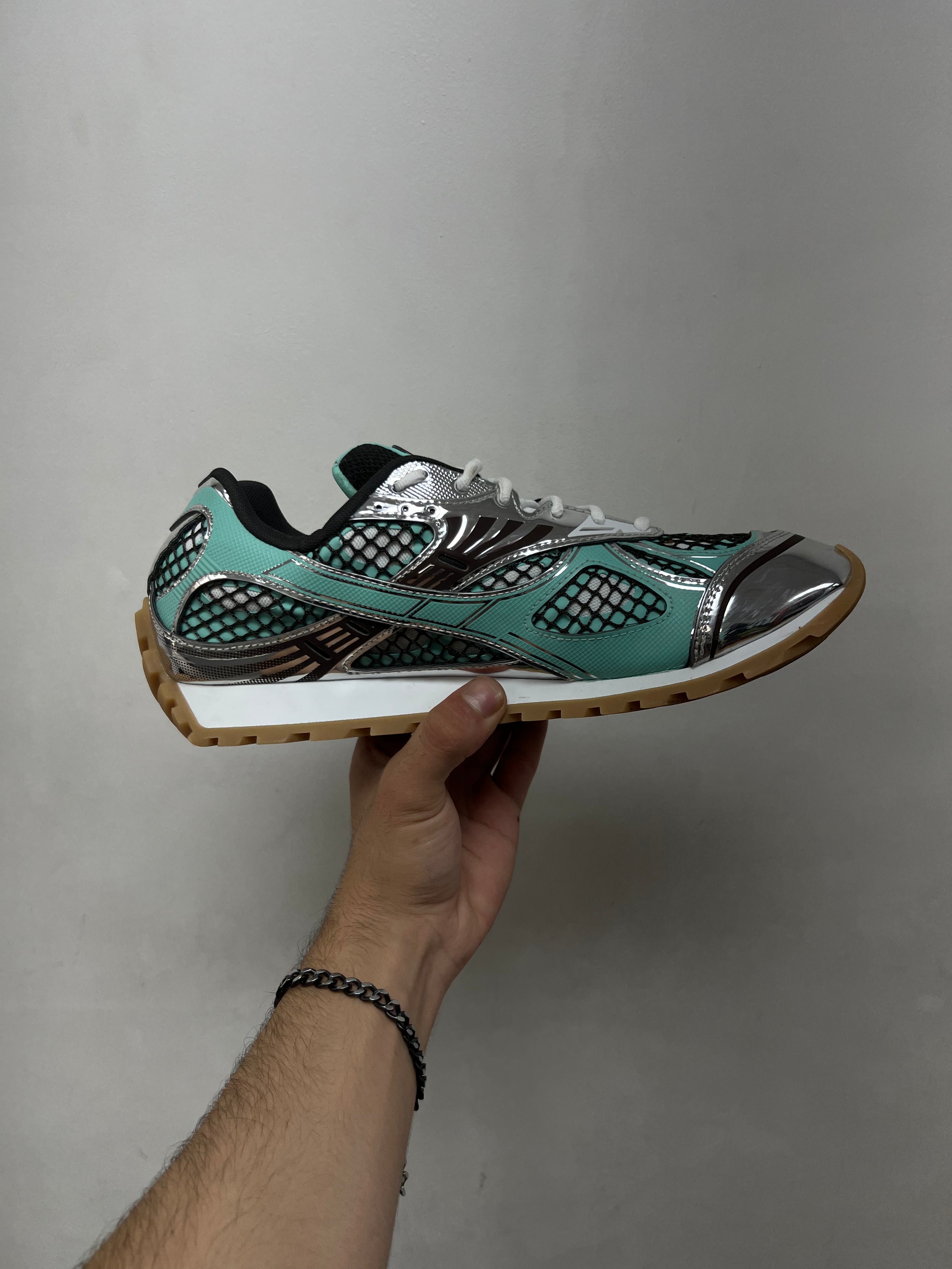 Bottega Veneta Green Oasis Orbit Sneakers