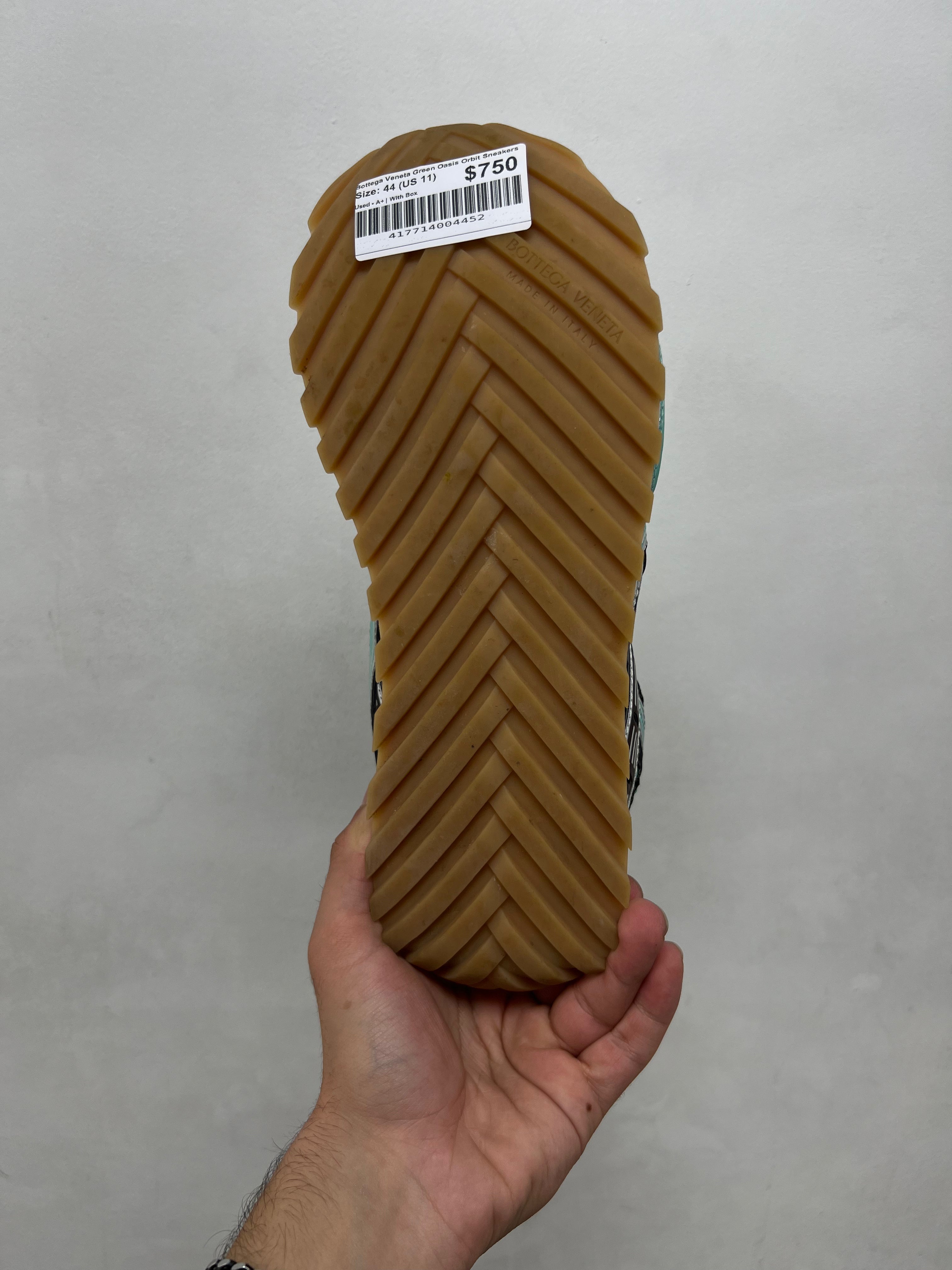 Bottega Veneta Green Oasis Orbit Sneakers