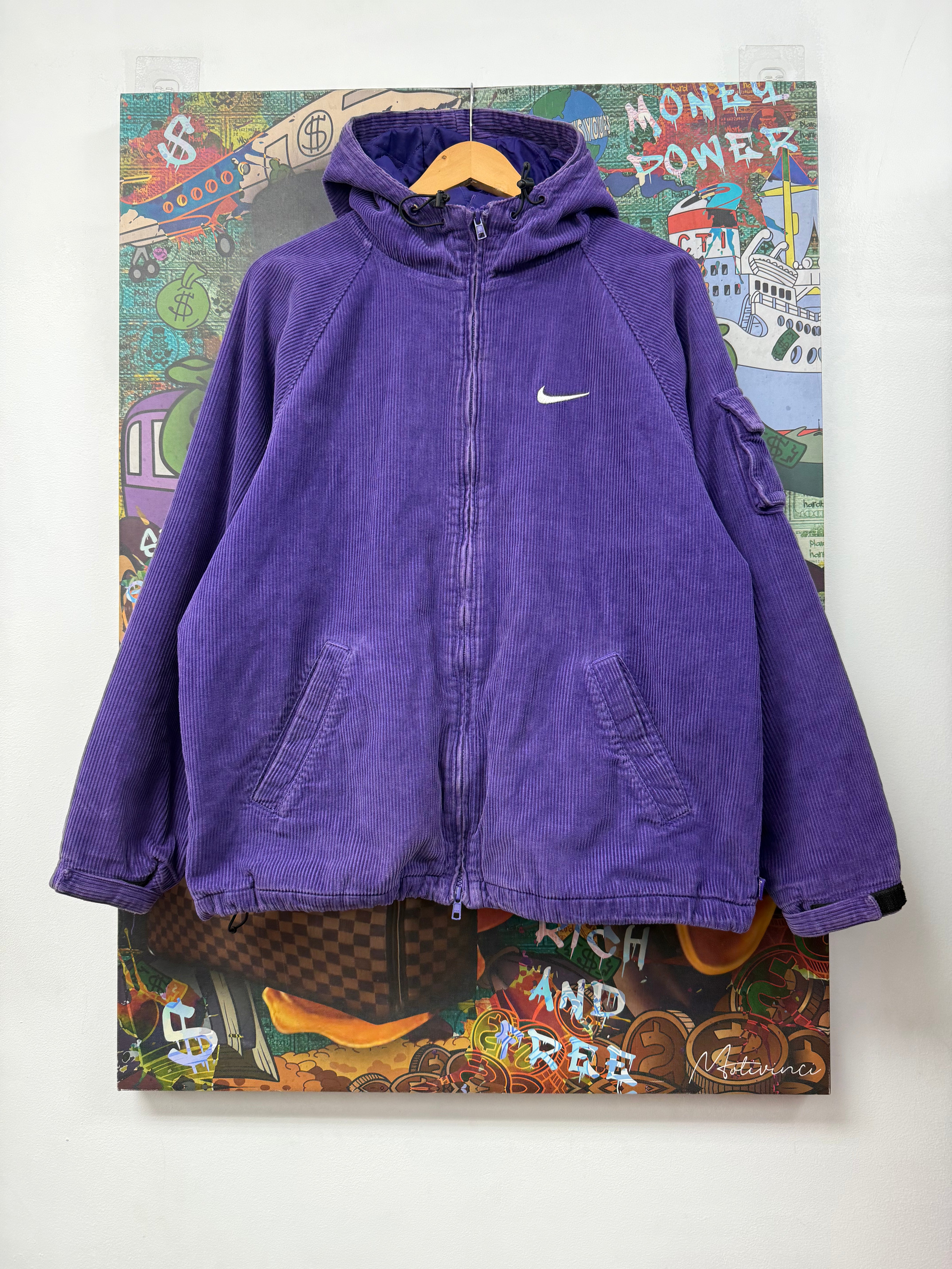 Supreme x Nike Purple Cordury Work Jacket