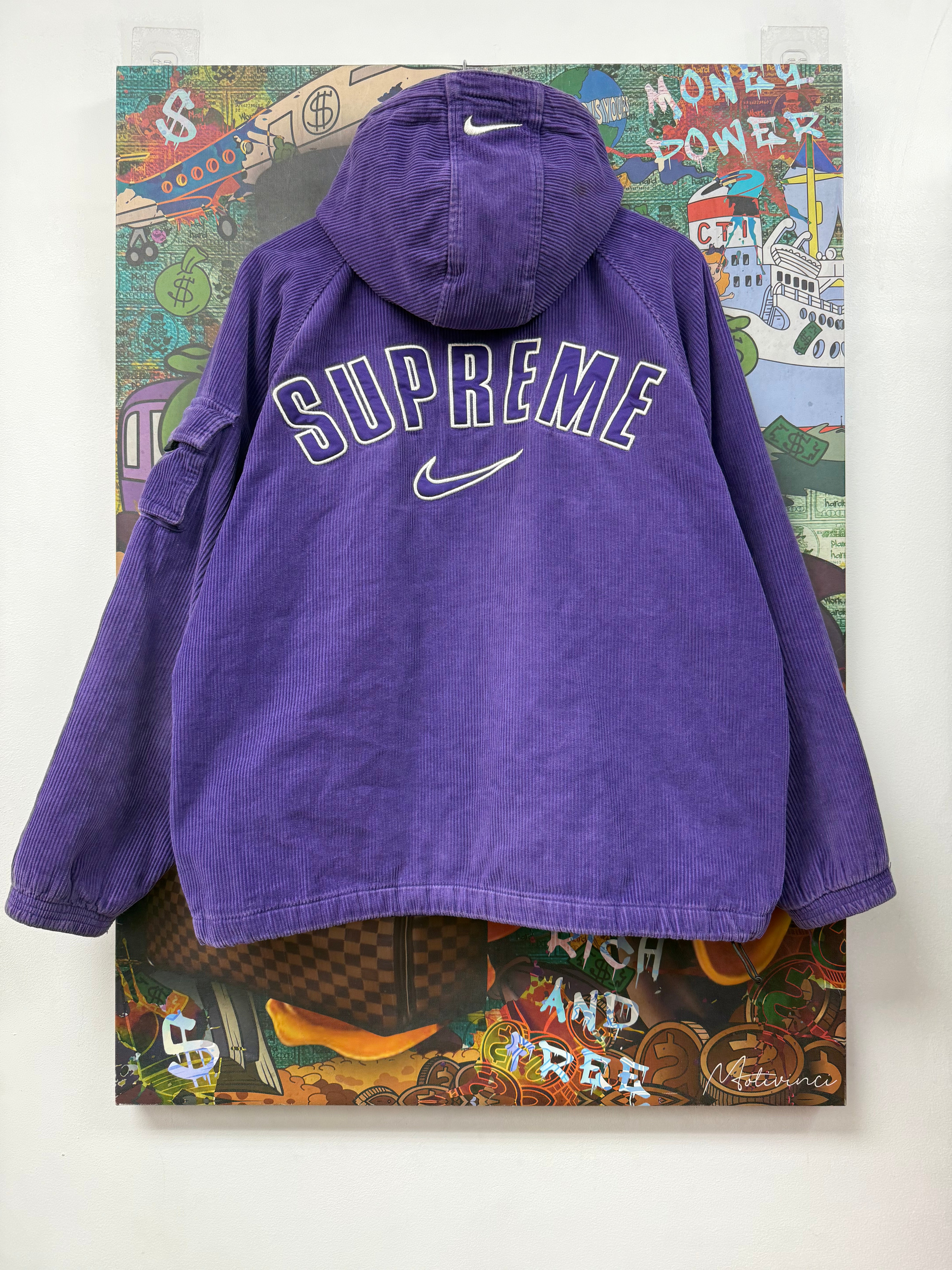 Supreme x Nike Purple Cordury Work Jacket