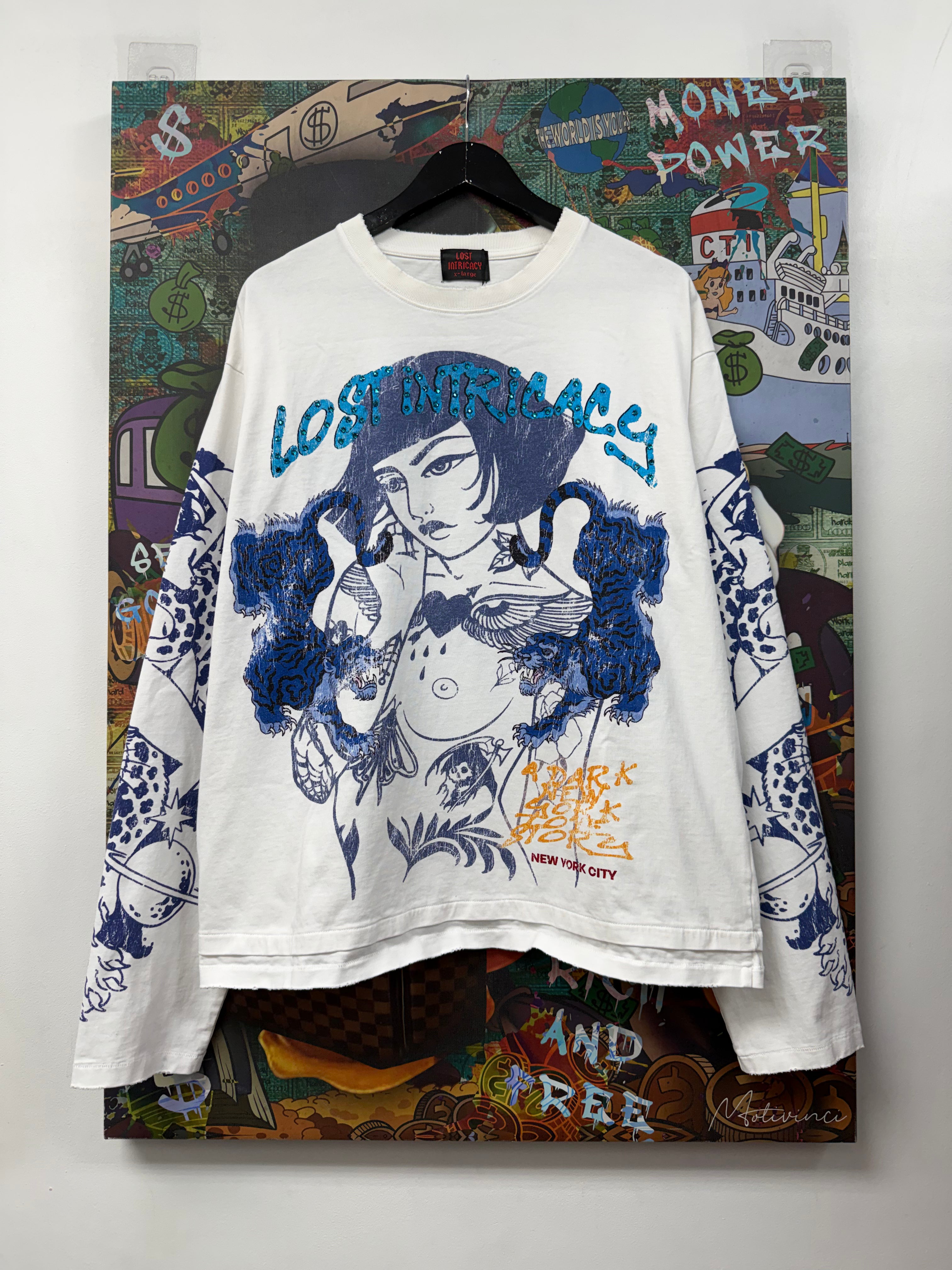 Lost Intricacy White Tiger Long Sleeve