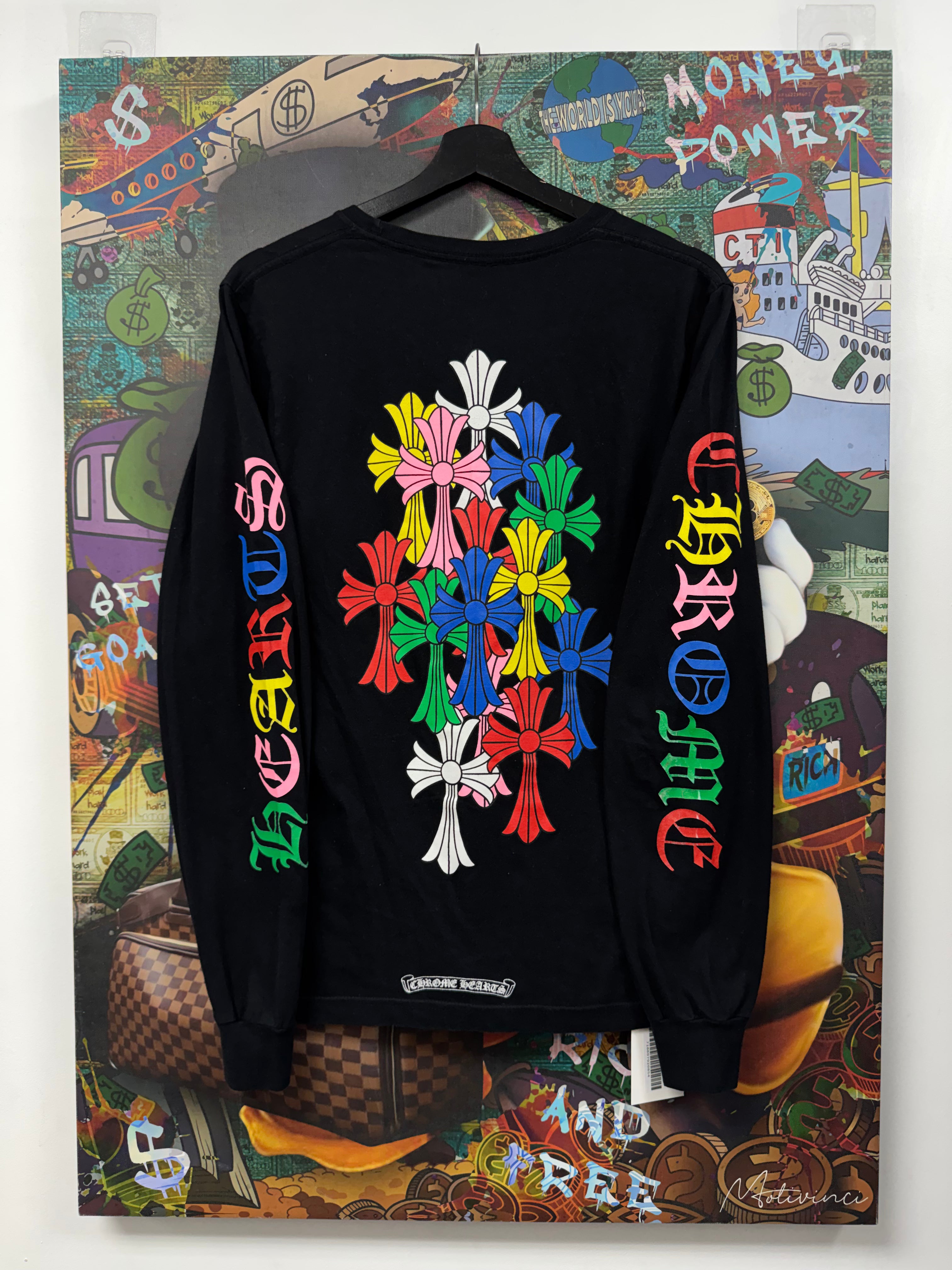 Chrome Hearts Black Multi Cross Long Sleeve