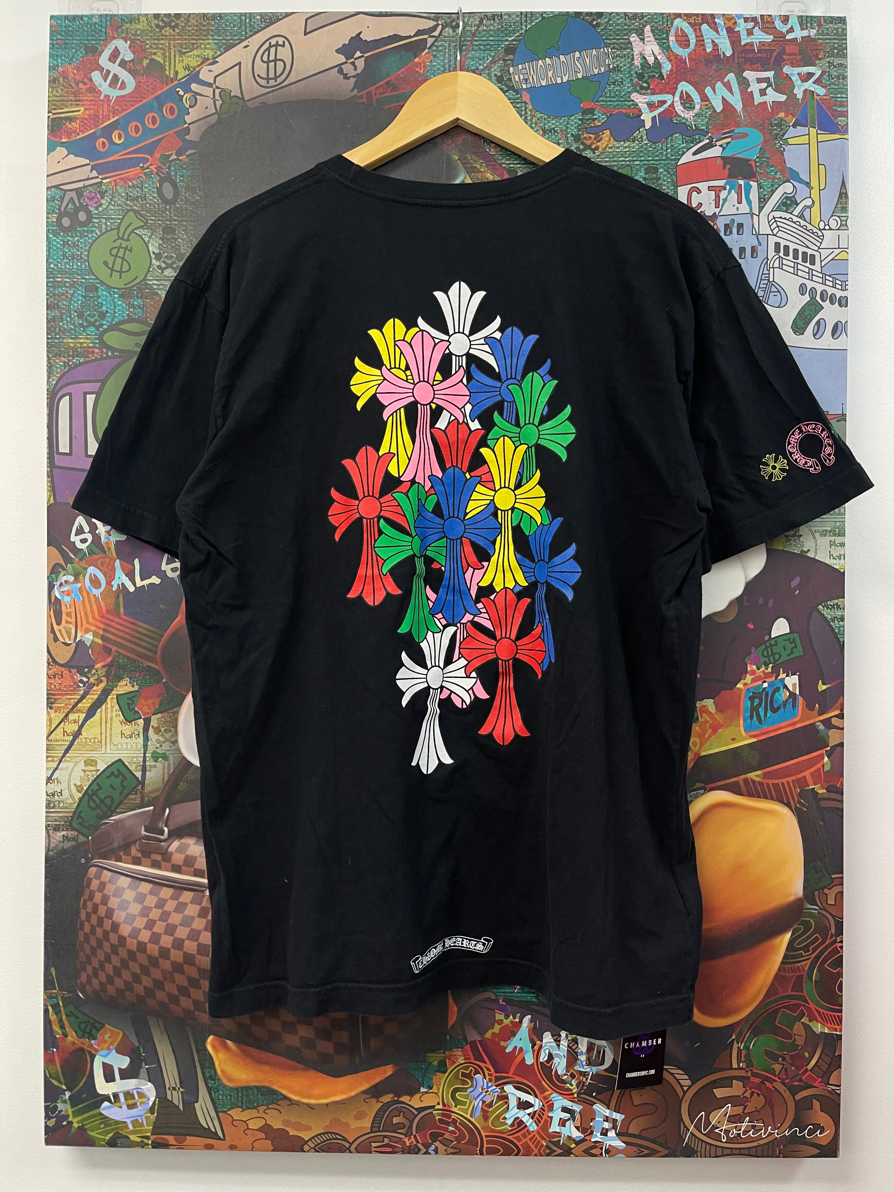 Chrome Hearts Black Multicross Tee