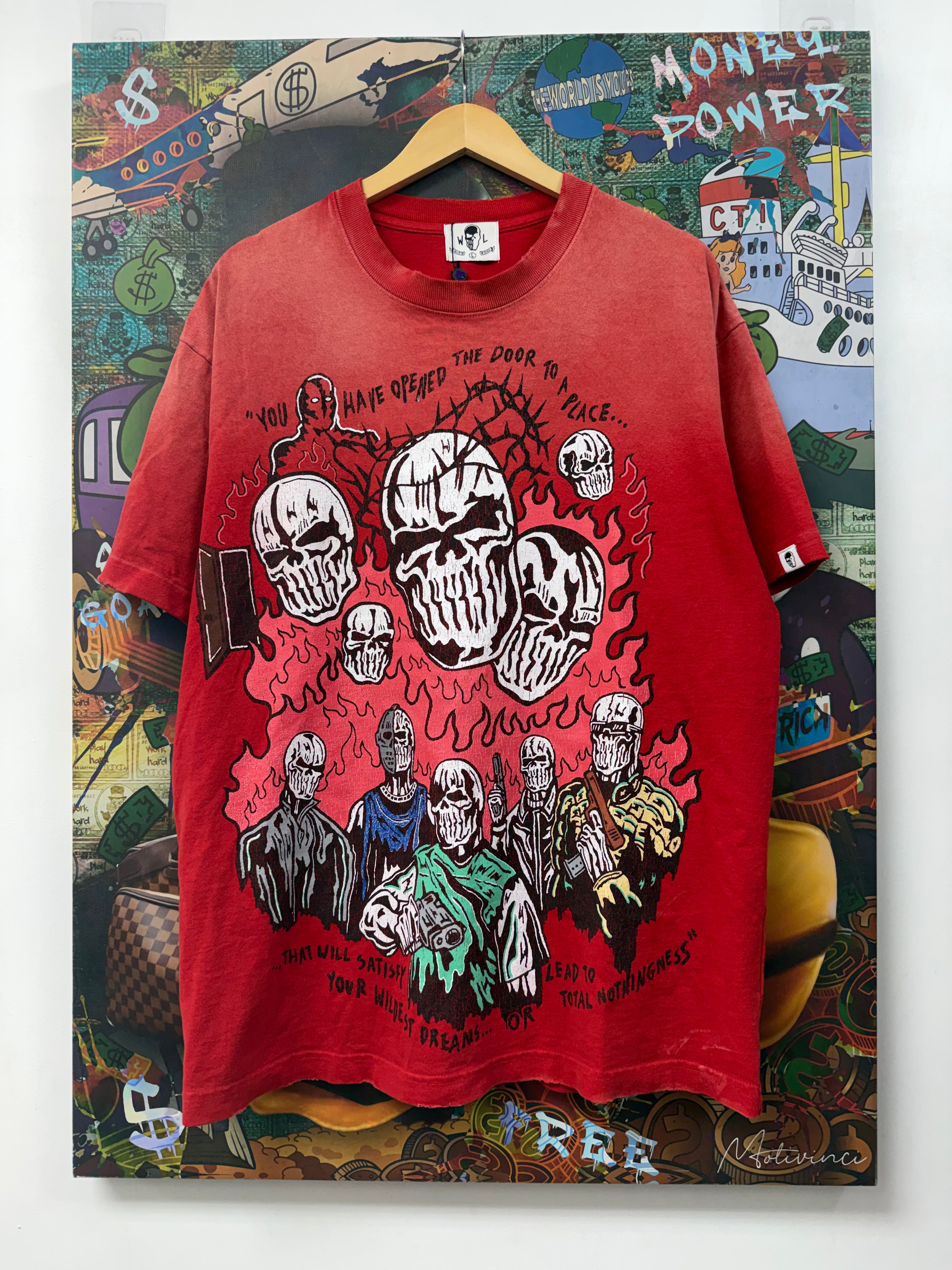 Warren Lotas Red Skull Tee