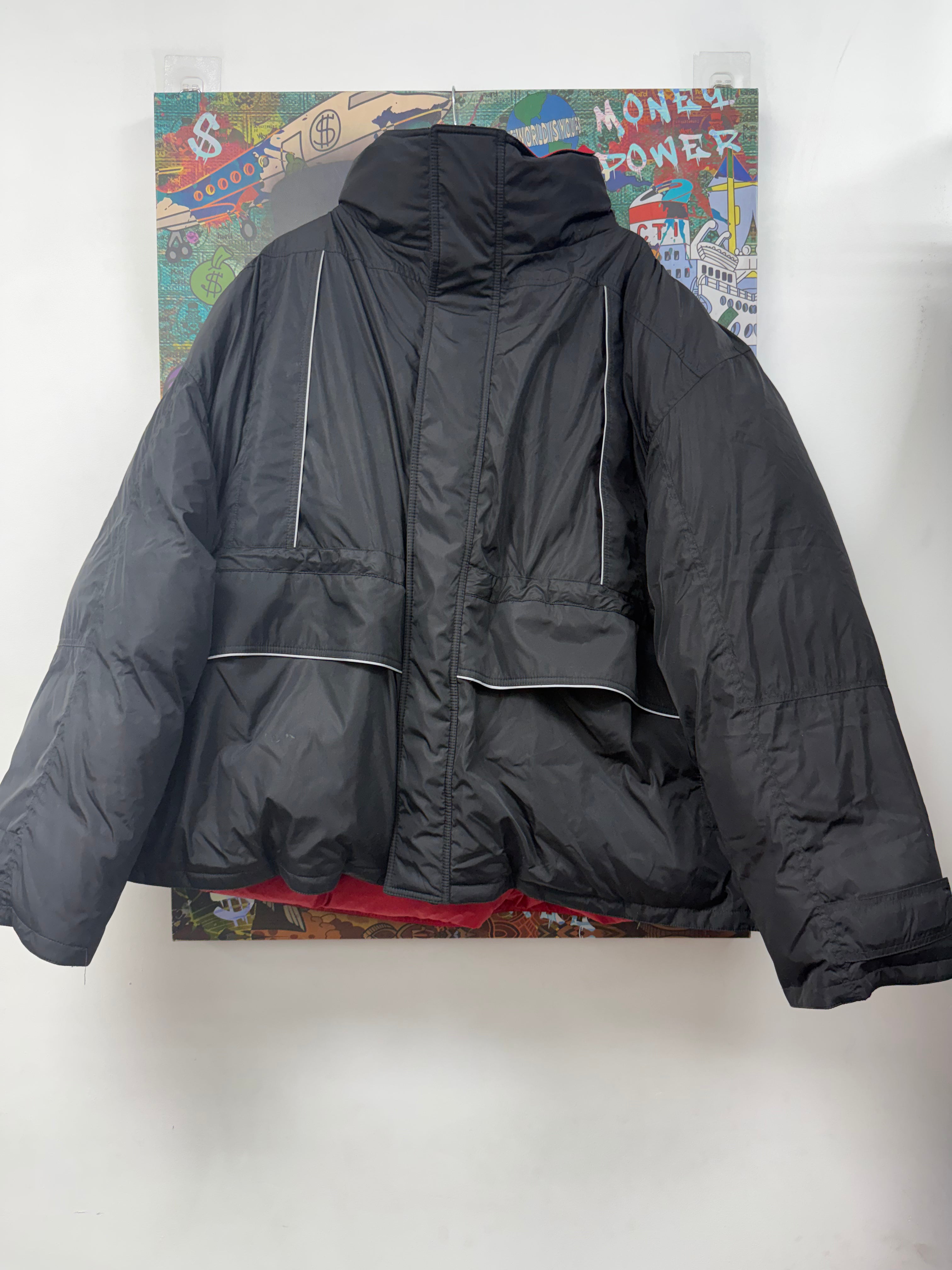 Balenciaga Black Red (3) Puffer Jacket
