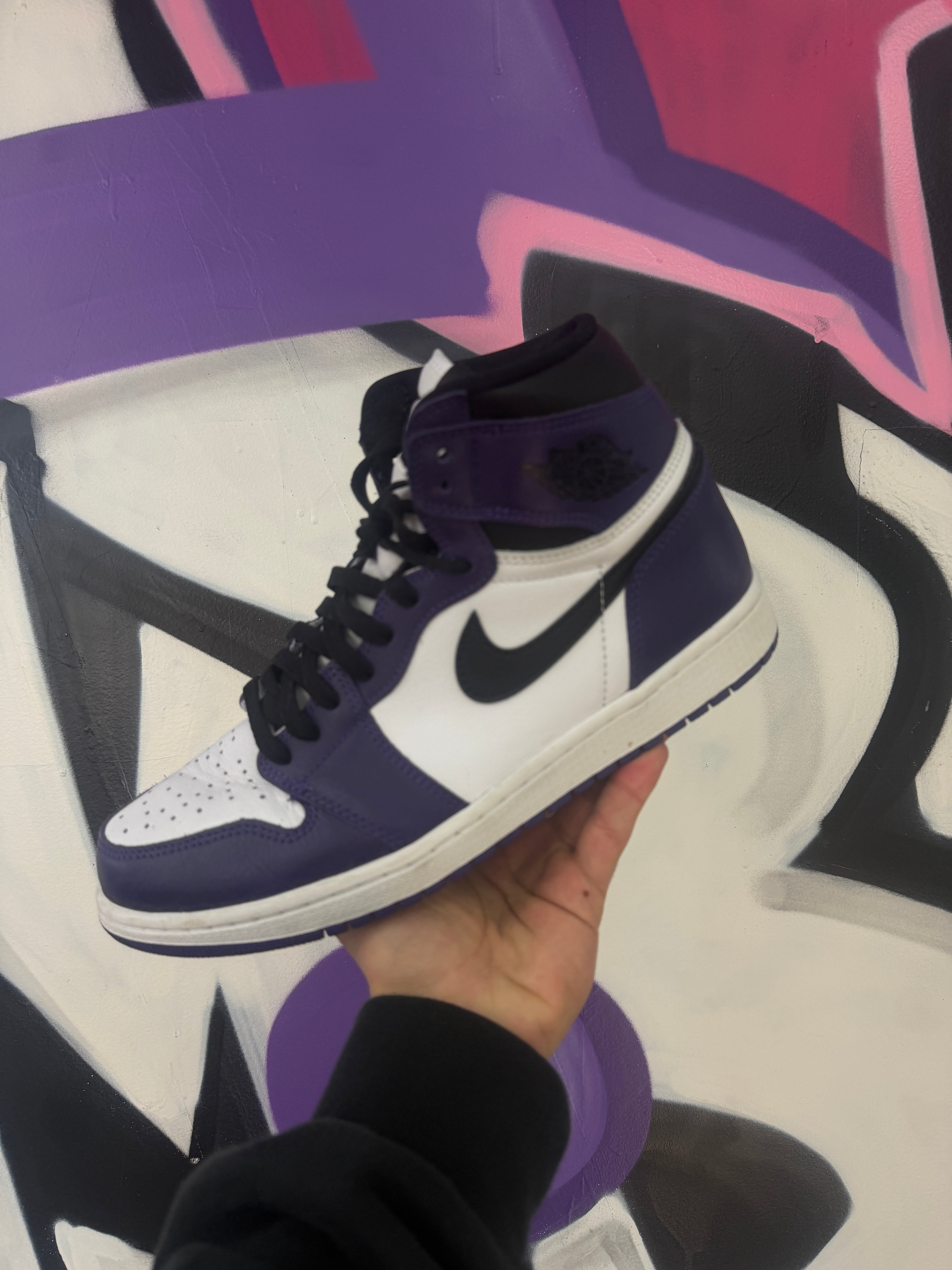 Nike Jordan 1 Court Purple Sneakers