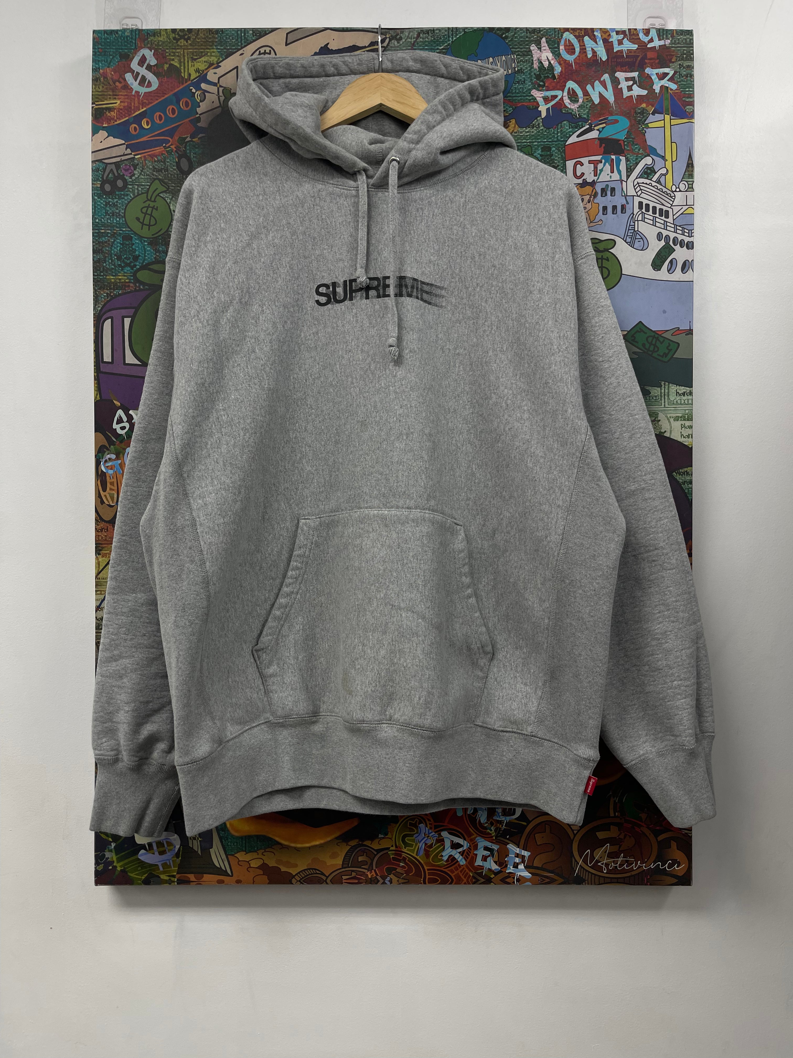Supreme Grey Motion Bogo Hoodie