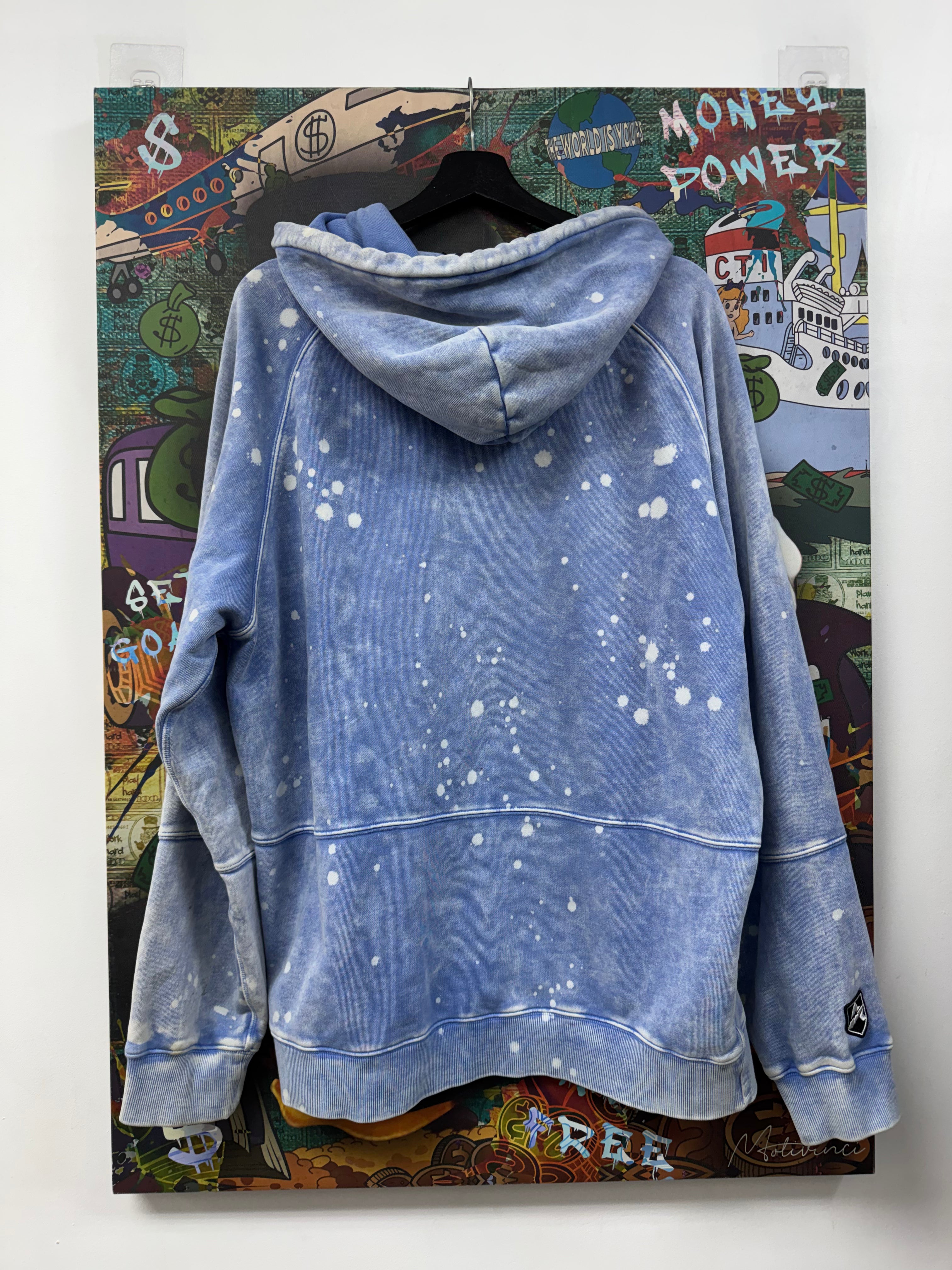 Avirex Blue Tie Dye Hoodie