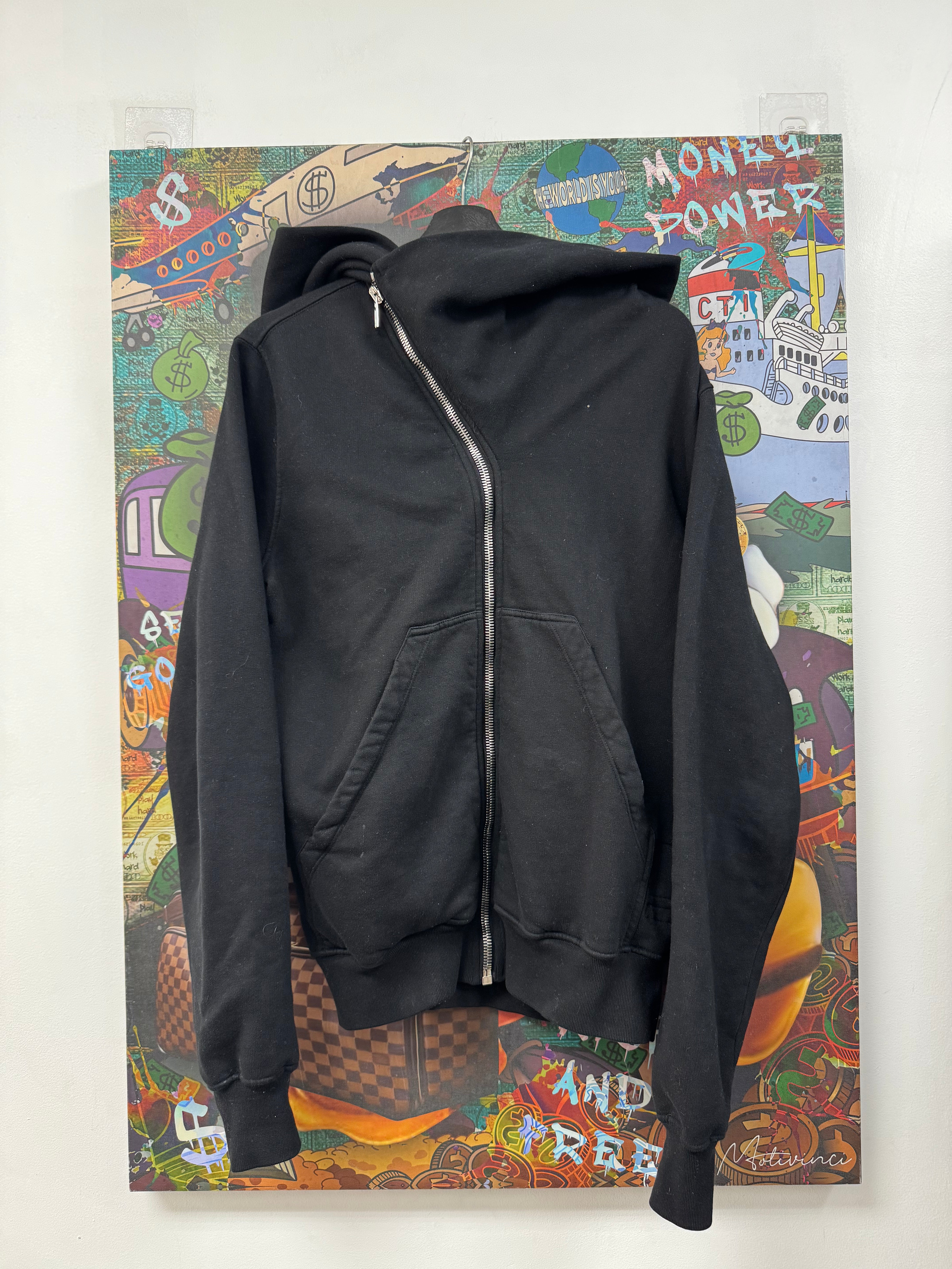 Rick Owens Black Wizard Hoodie