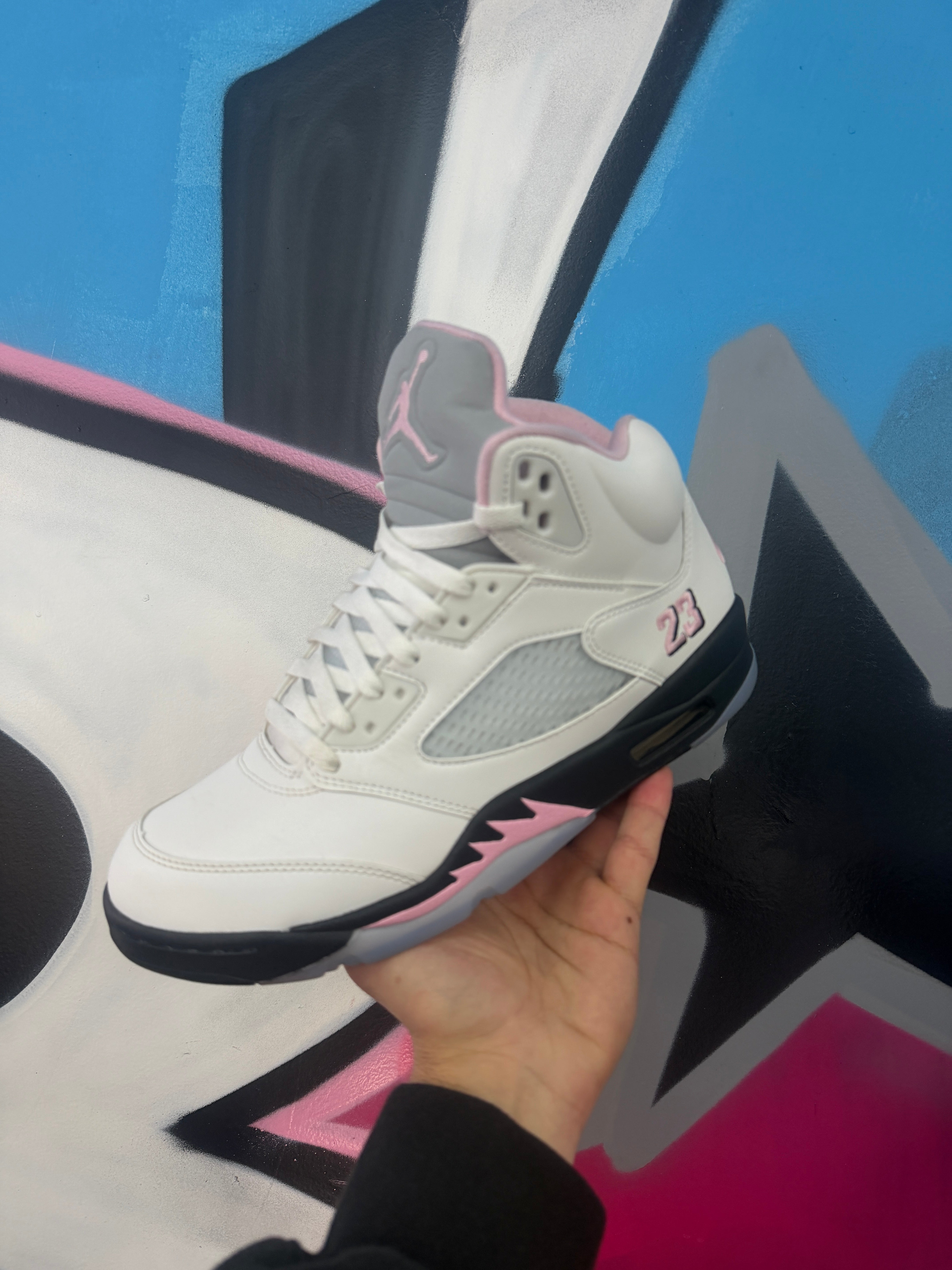 Nike Jordan 5 Soft Pink Sneakers