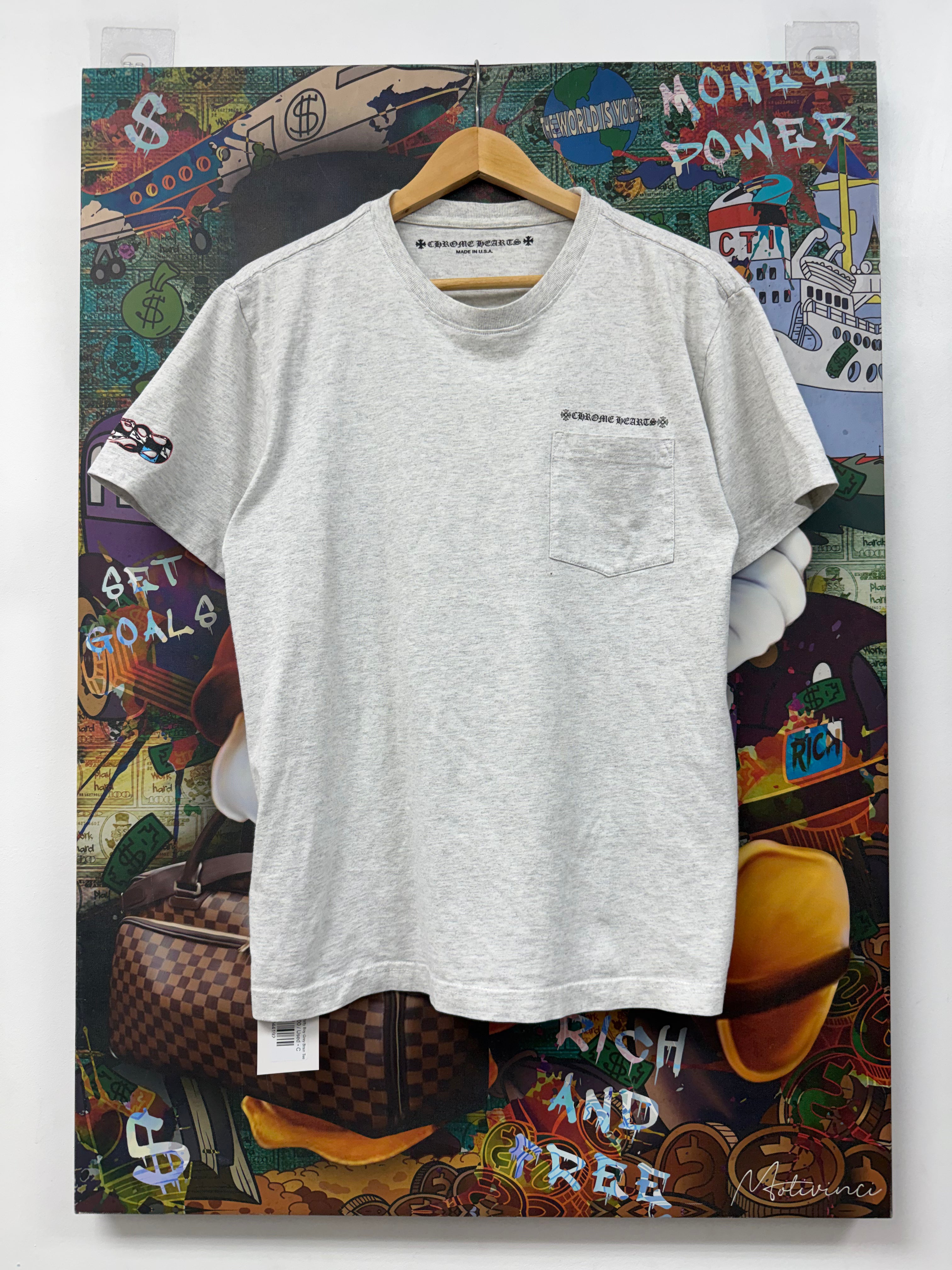 Chrome Hearts Matty Boy Grey Brain Tee