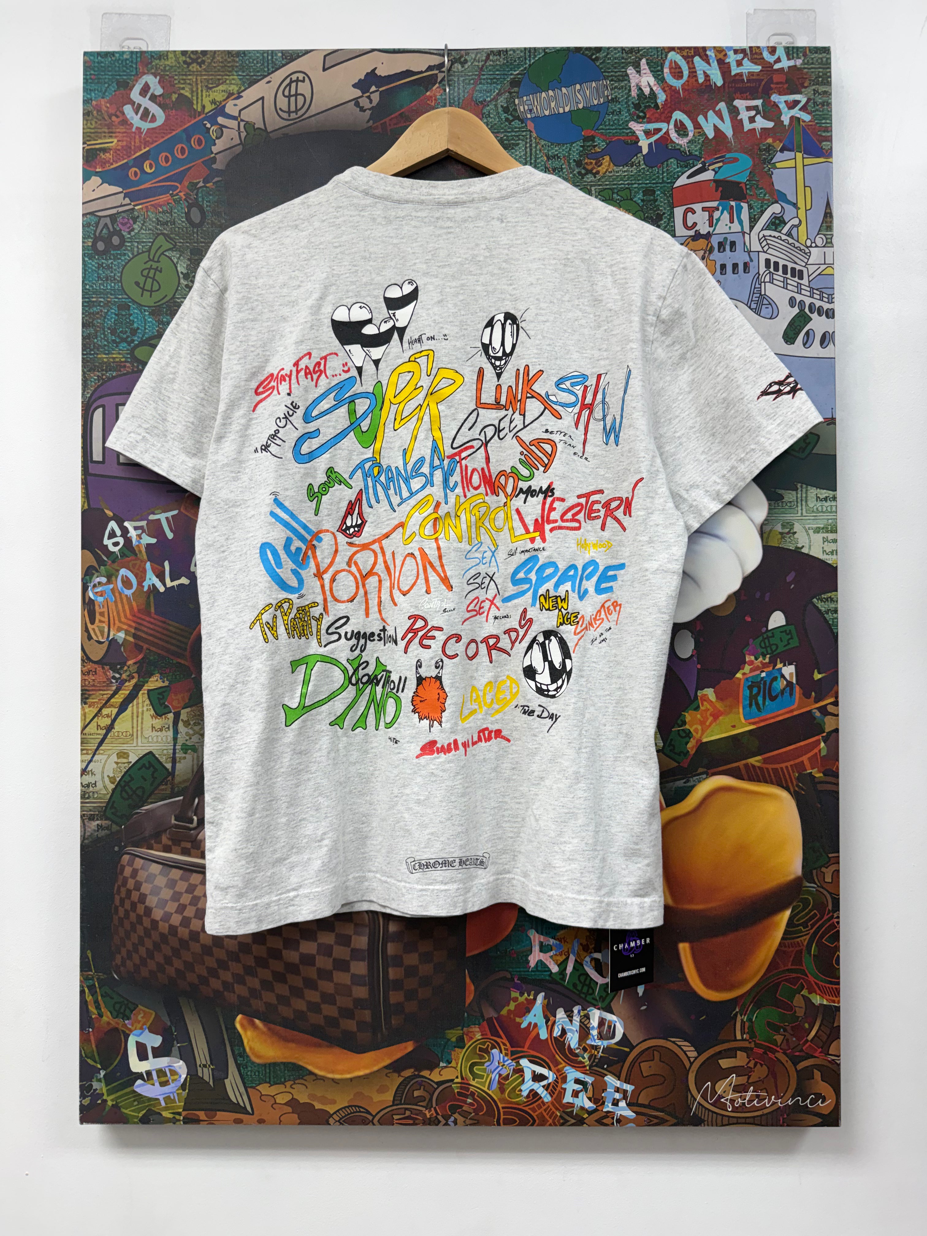 Chrome Hearts Matty Boy Grey Brain Tee