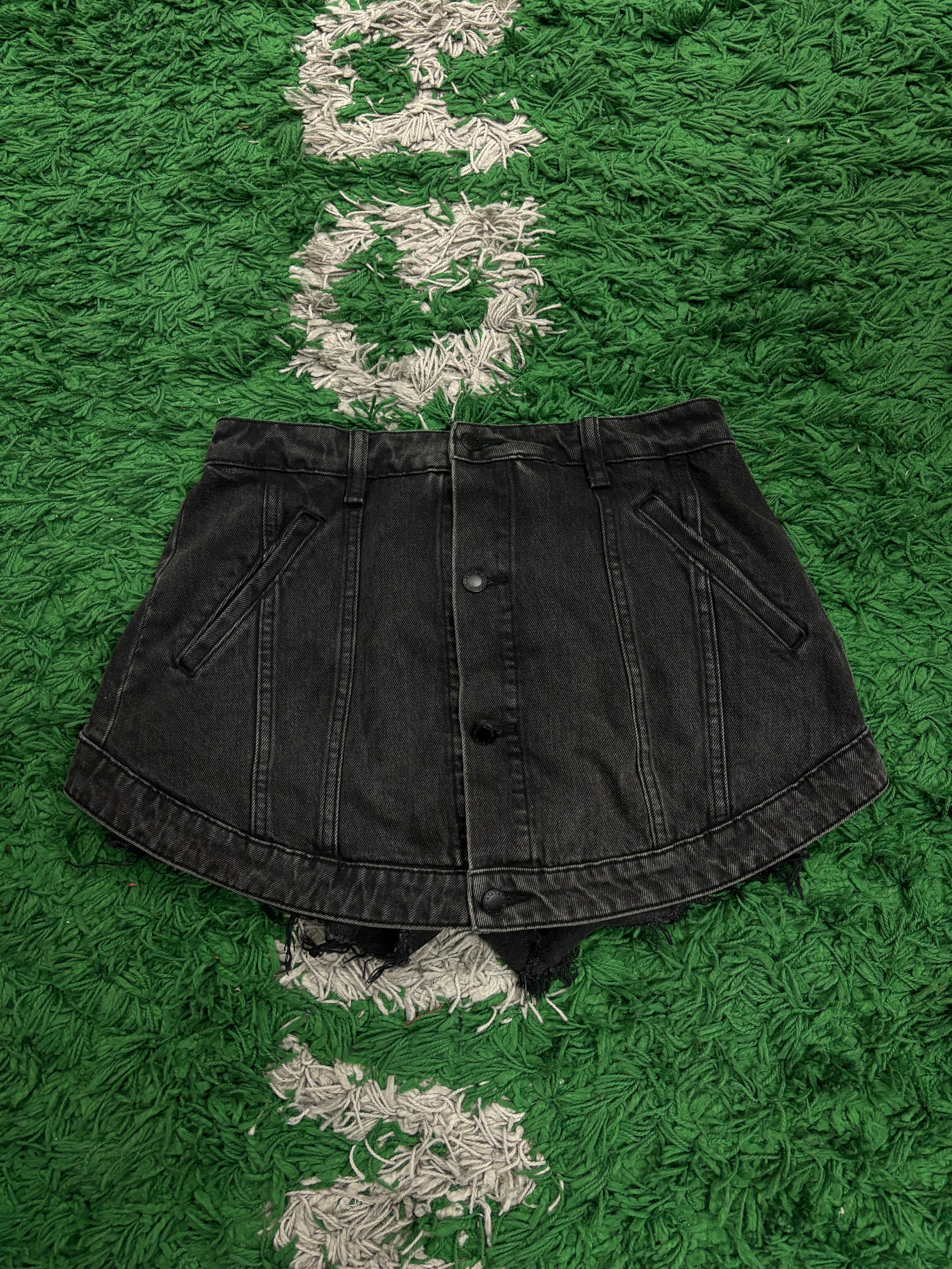 Alexander Wang Denim Shorts Black Used 29