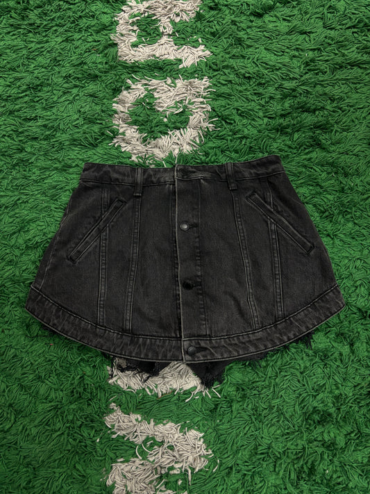 Alexander Wang Denim Shorts Black Used 29