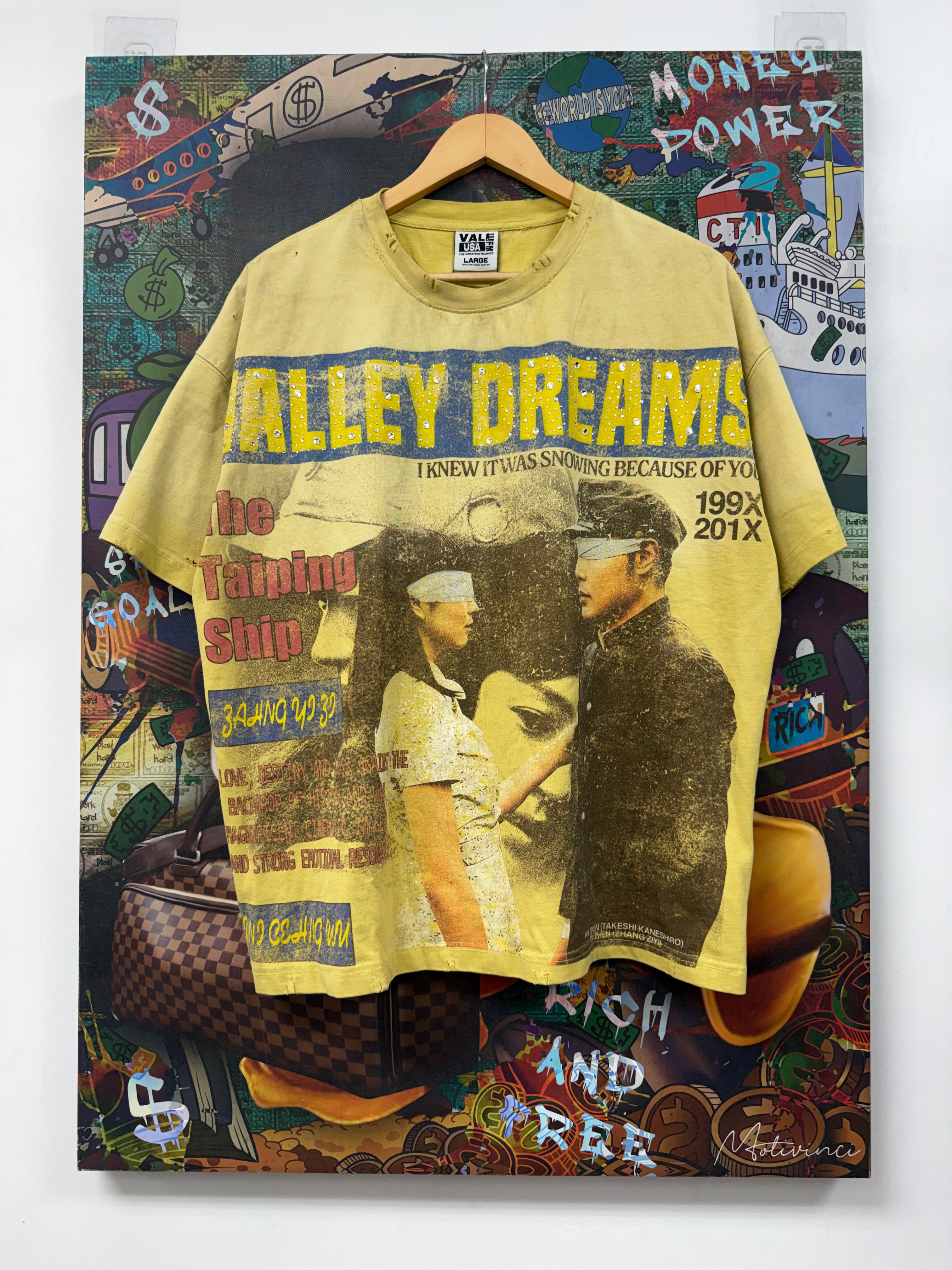 Vale Yellow Bling Tee