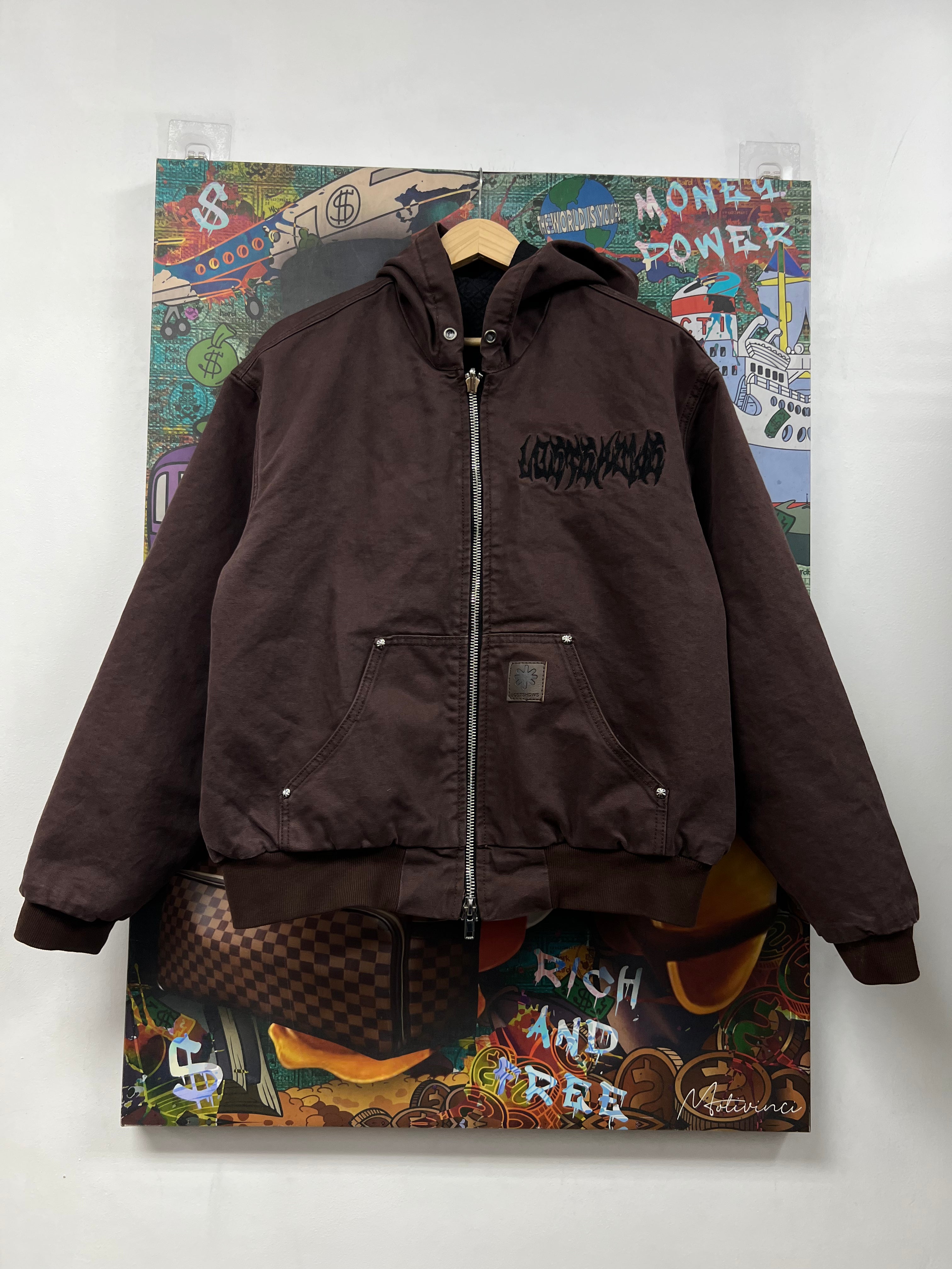 LOST SHDWS Brown Work (Top Zipper Flaw) Jacket
