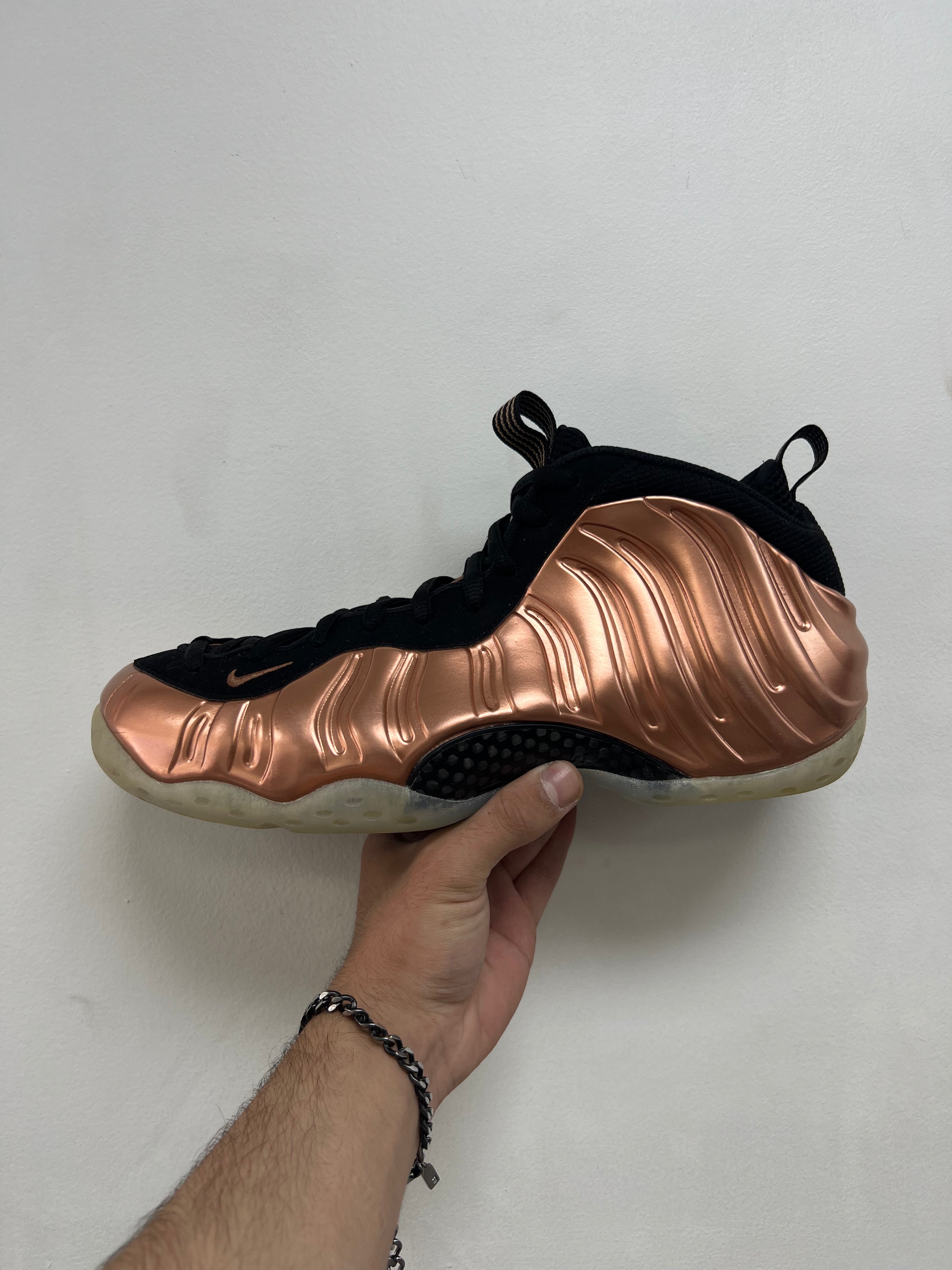 Nike Foamposite Copper Sneakers