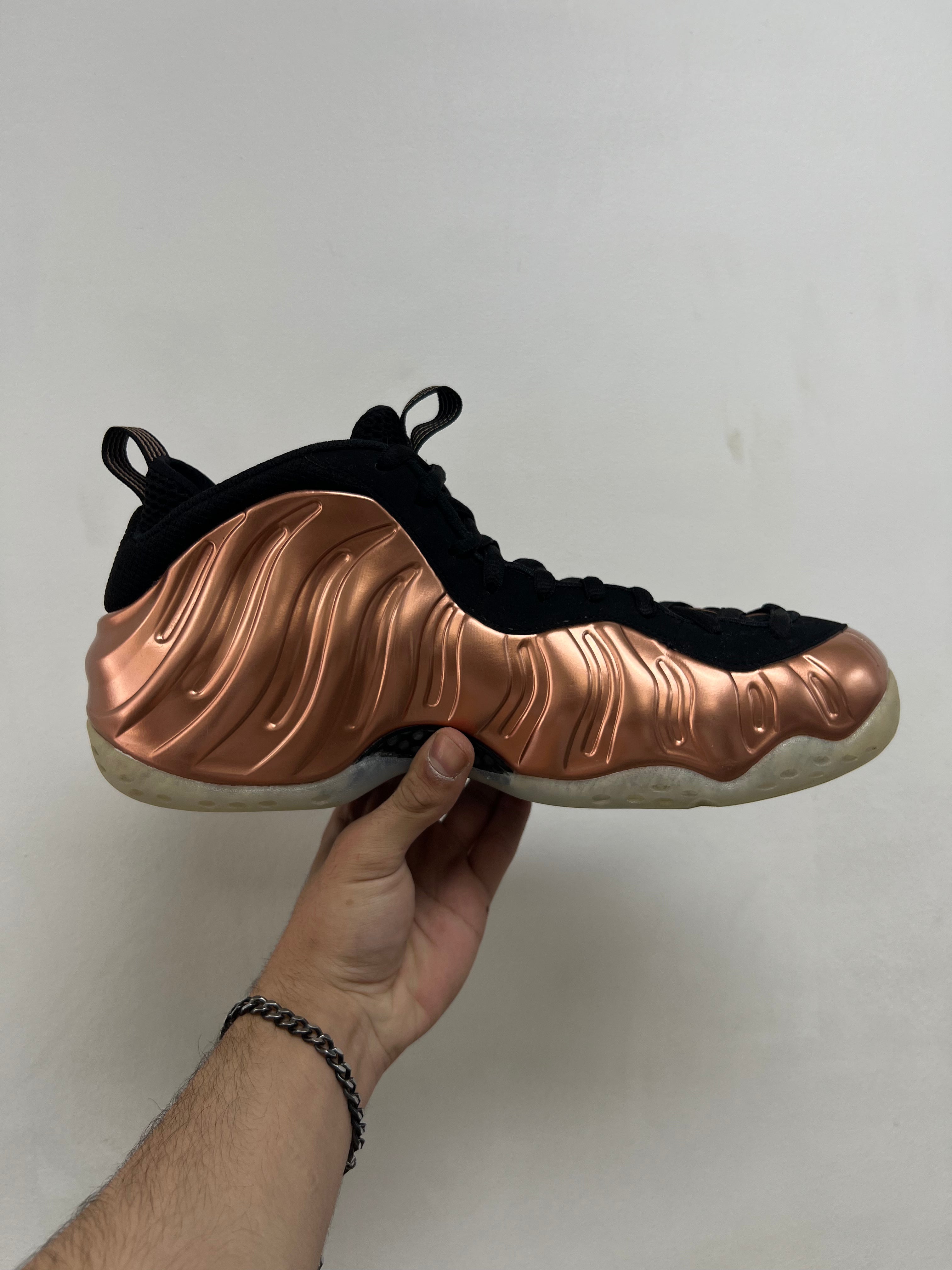 Nike Foamposite Copper Sneakers