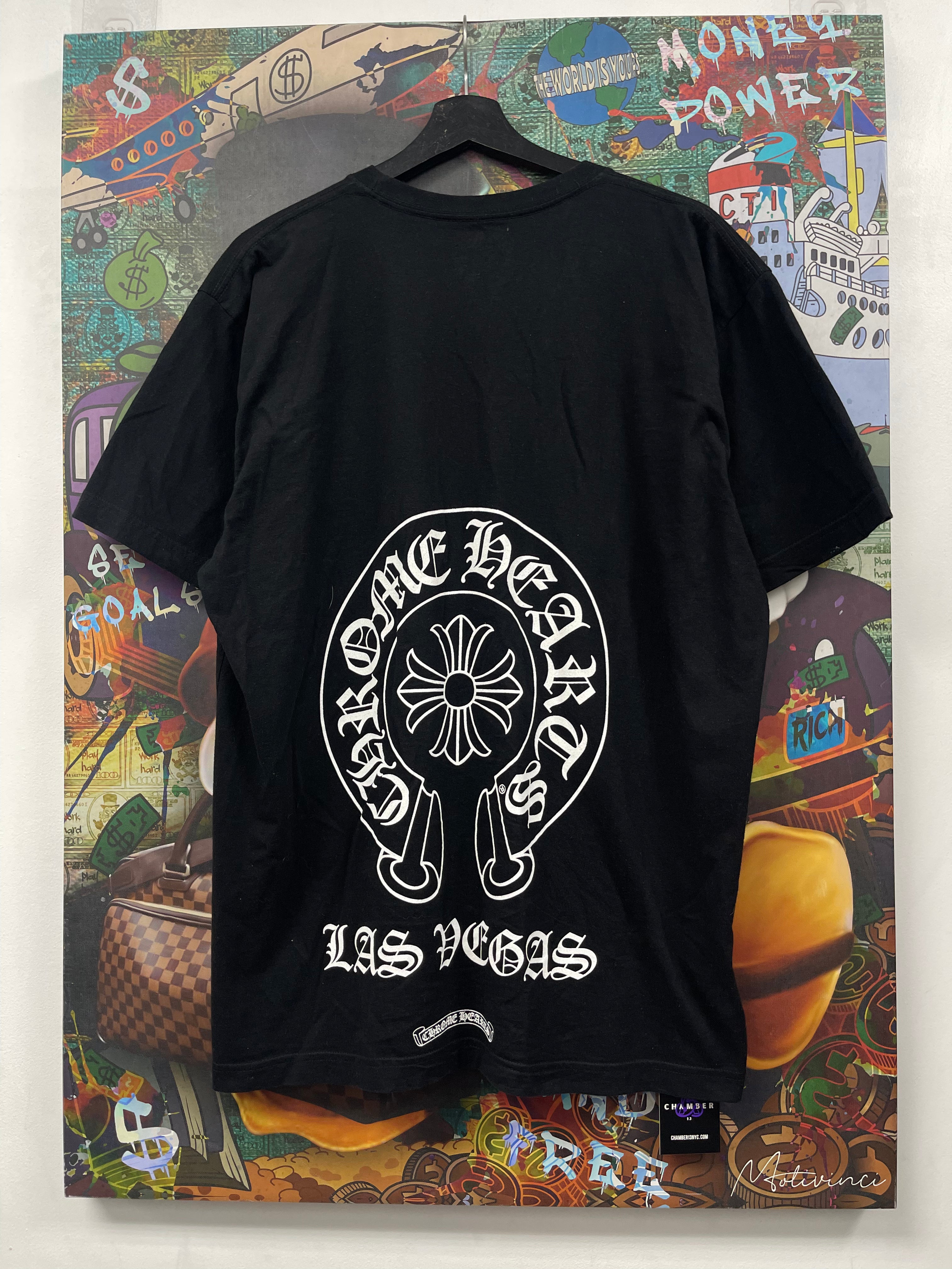 Chrome  Hearts Black Horseshoe Tee