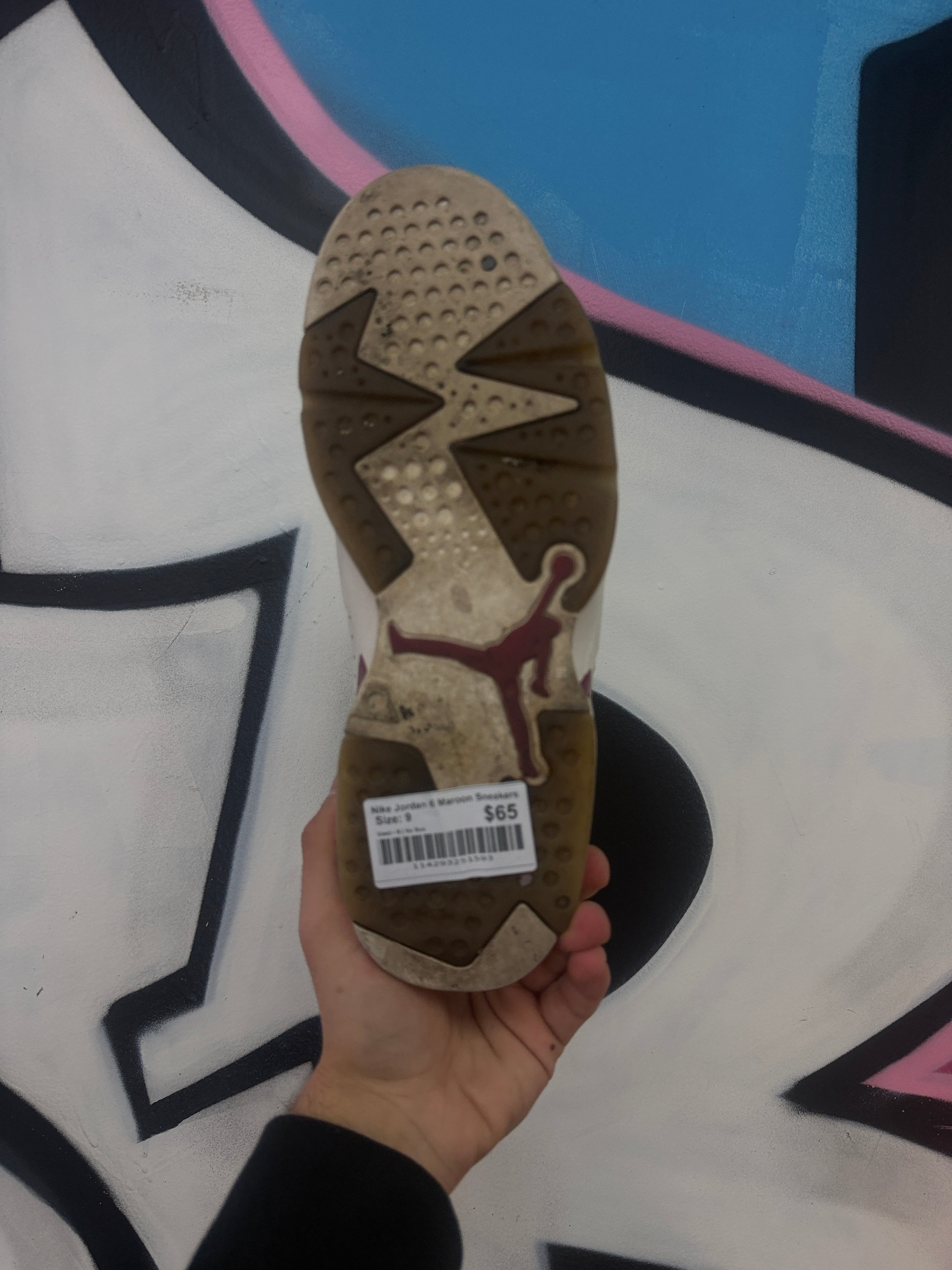 Nike Jordan 6 Maroon Sneakers