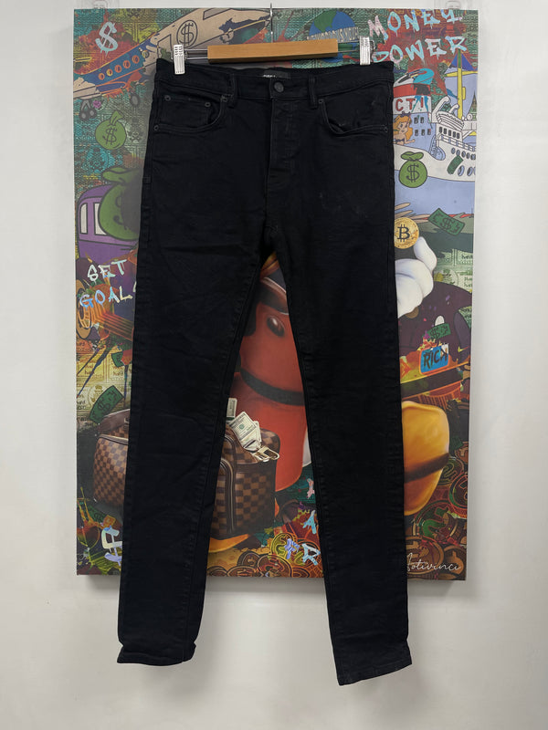 Purple Brand Black Plain Jeans