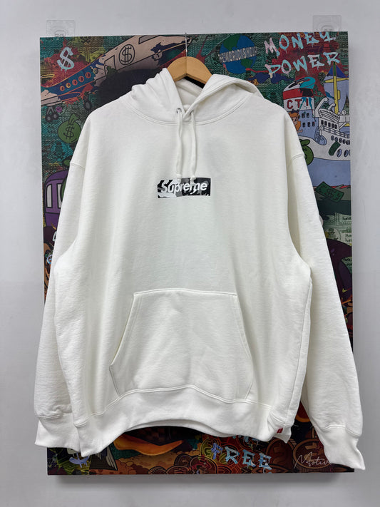 Supreme Miami Box Logo Hoodie White Camo New XL