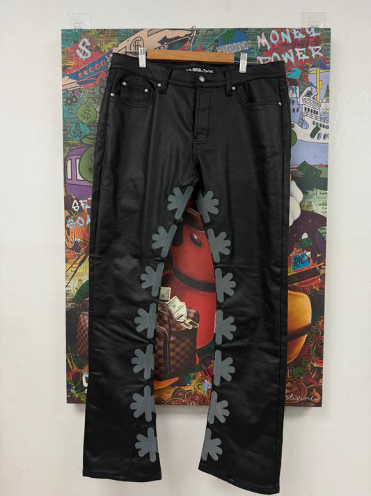 LOSTSDHWS Wax Jeans Black Grey Used 36