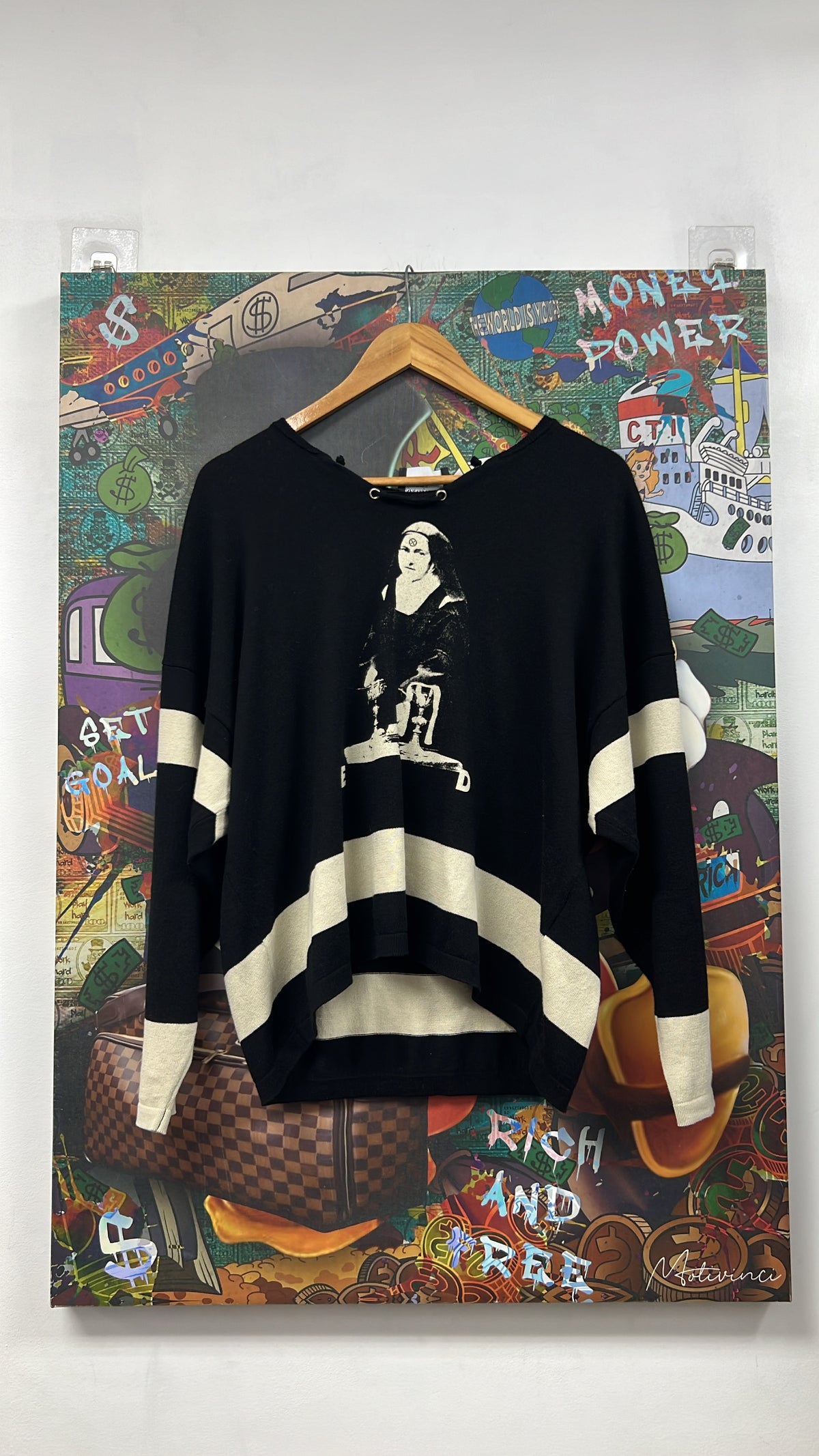 ENFANTS RICHES DÉPRIMÉS Hockey Sweater Black White Jersey