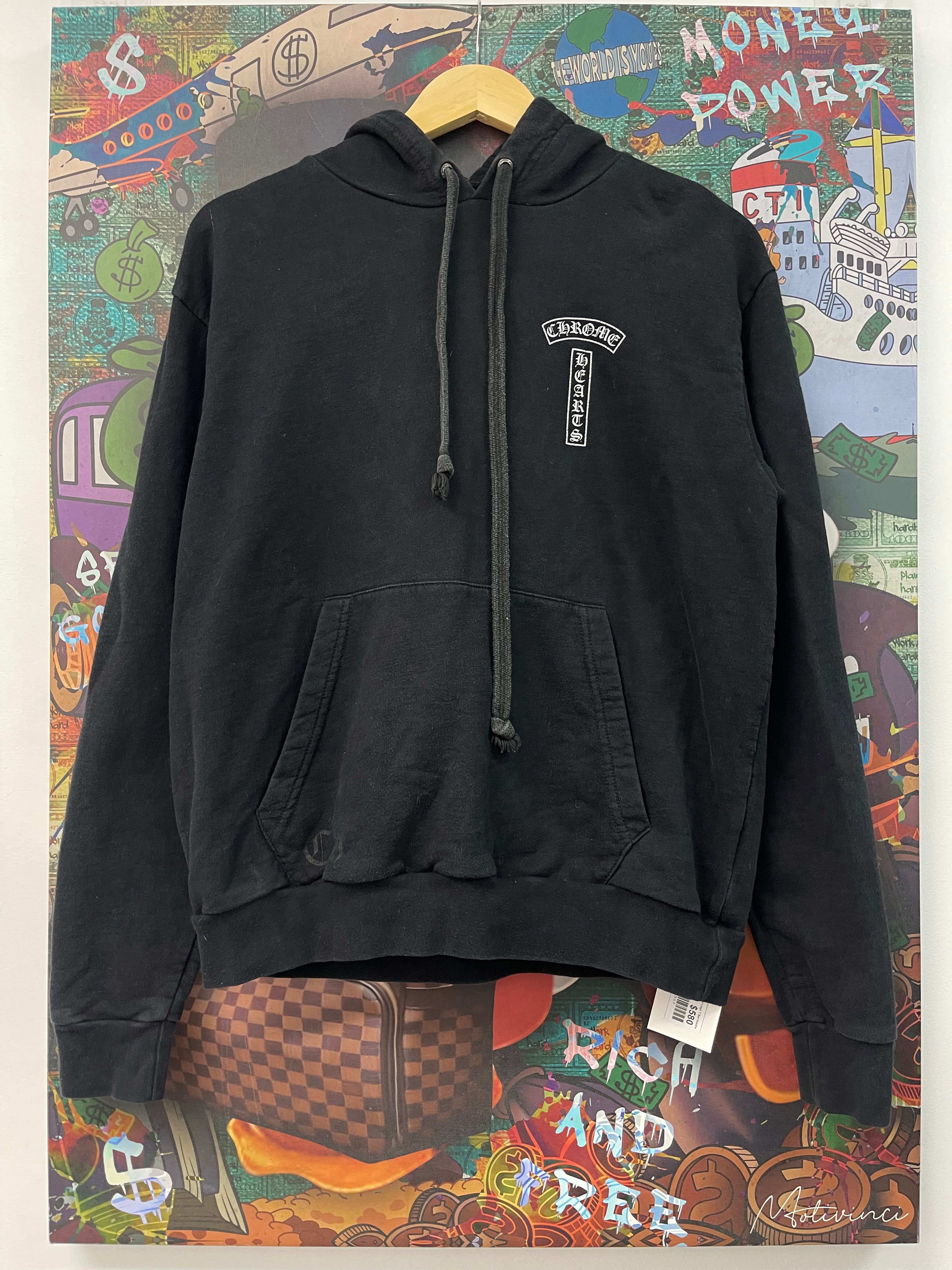 Chrome Hearts USA Shoulder Logo T Bar Hoodie