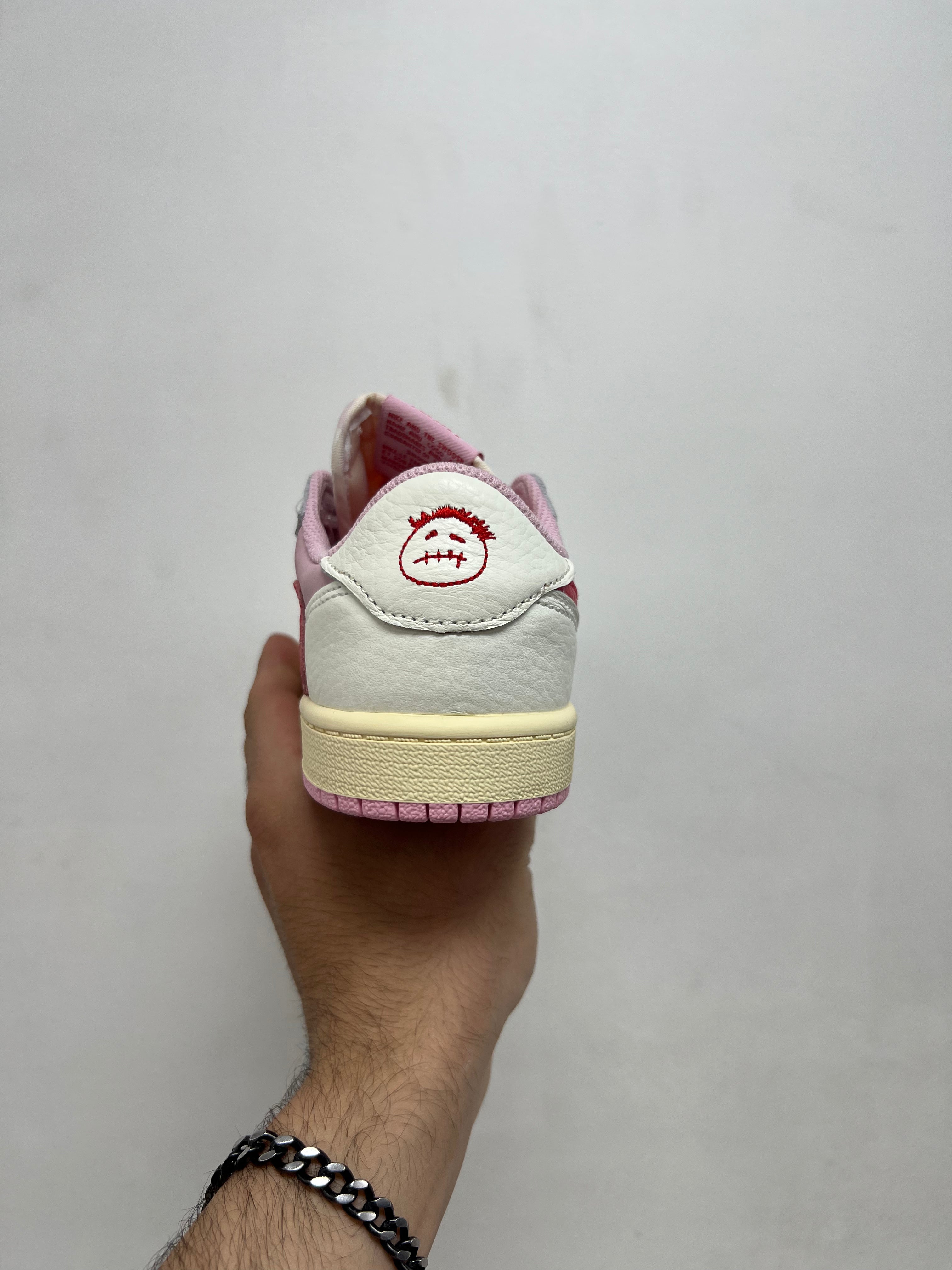Jordan 1 Low Travis Scott Tropical Pink Sneakers