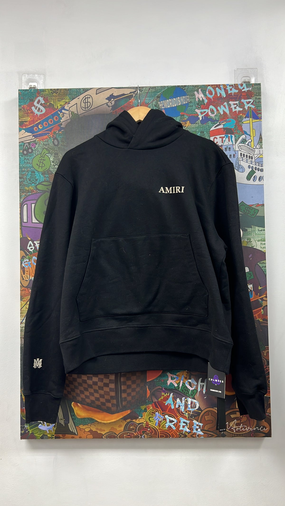 Amiri Black Cream Puff Sneakers